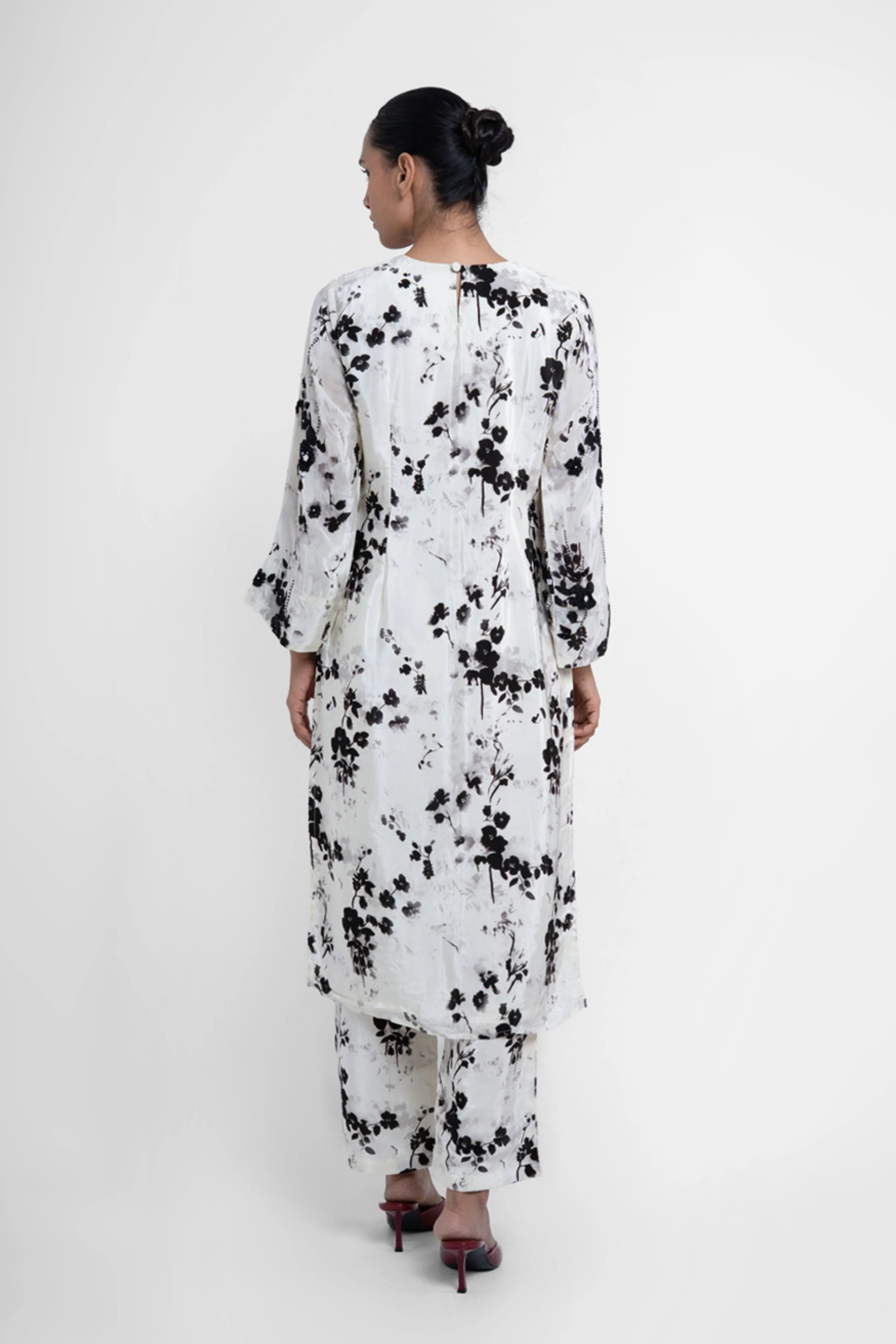 Amaria Kurta Set in White