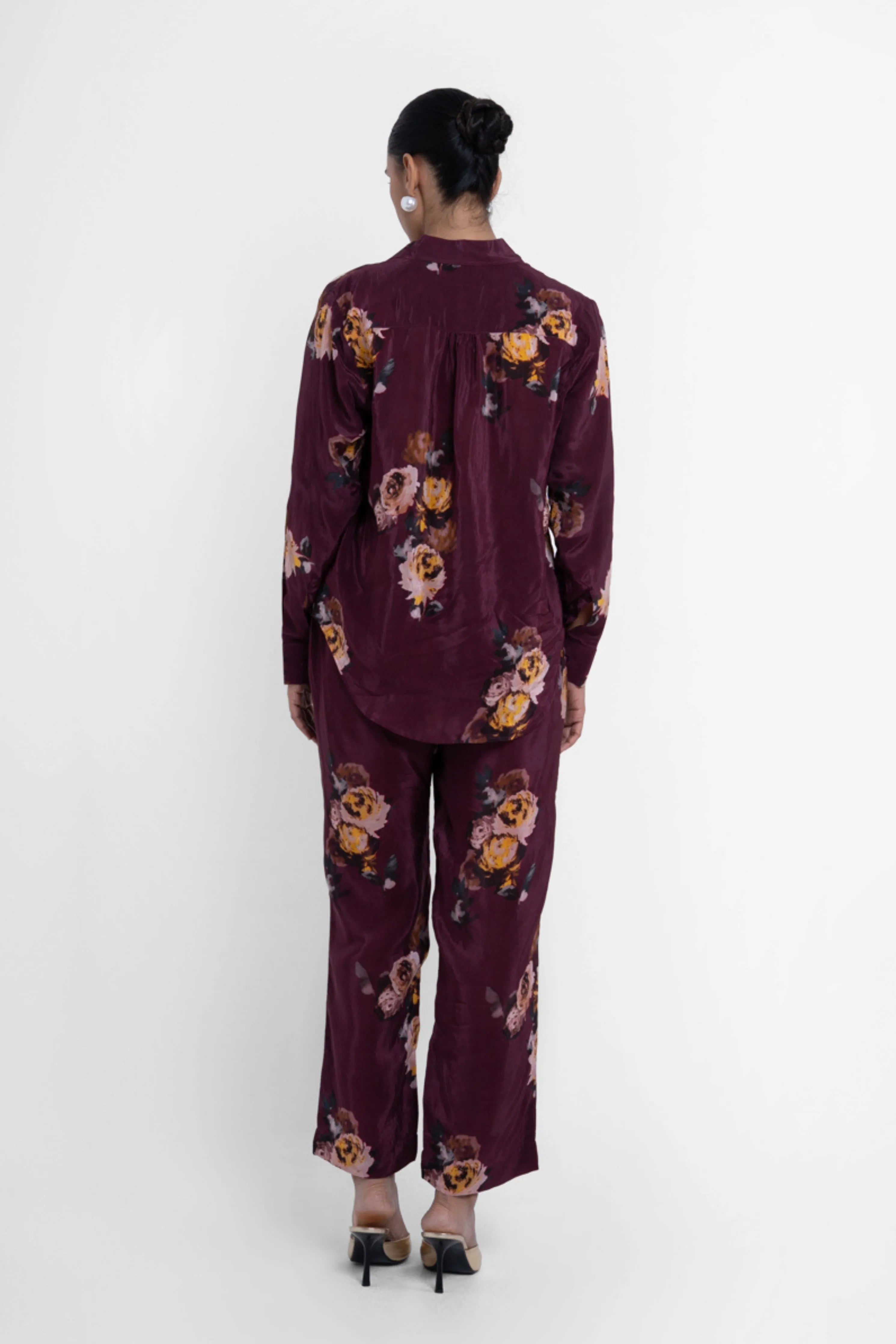 Karron Coord Set In Maroon