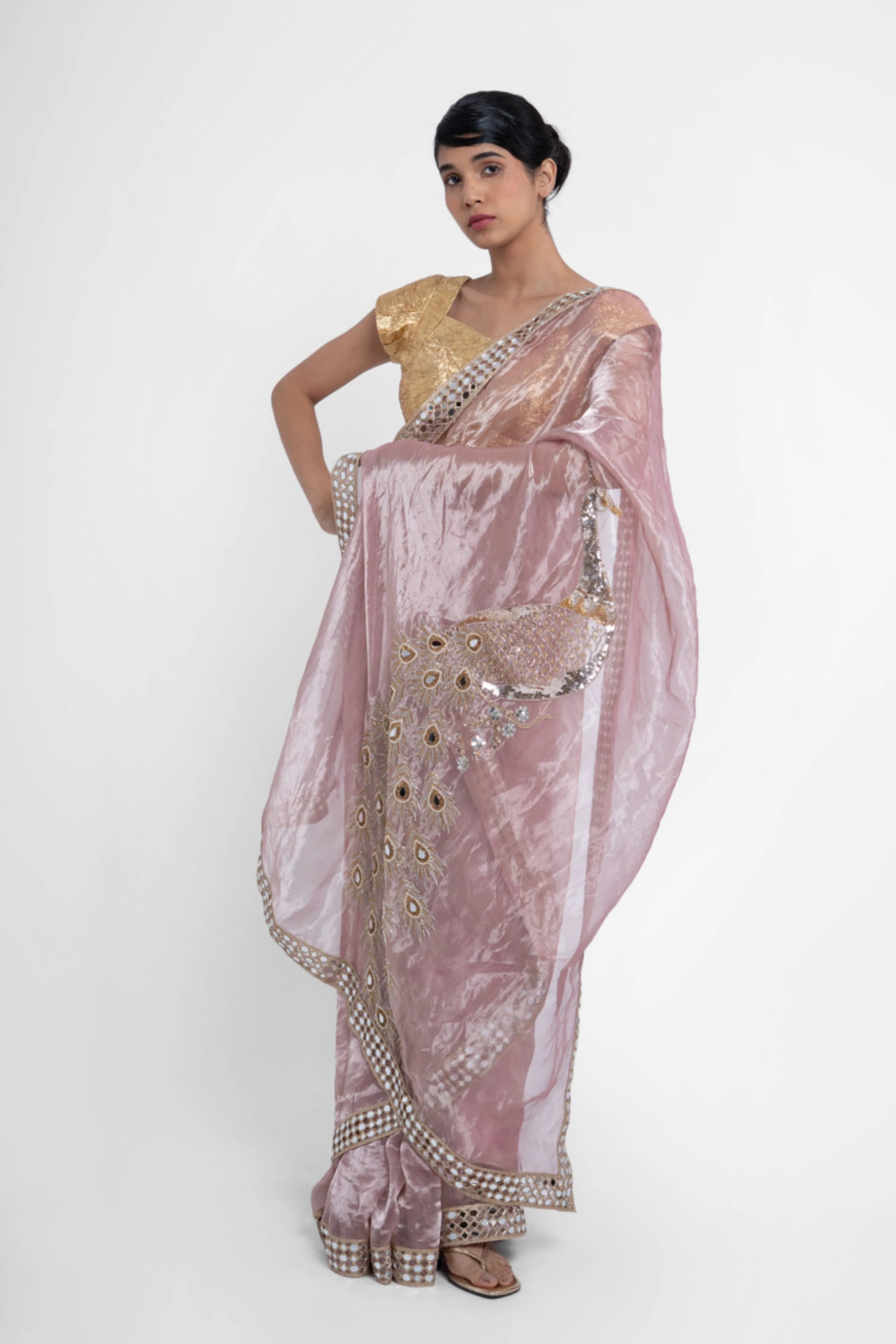 Ruhani Pure Tissue Silk Saree