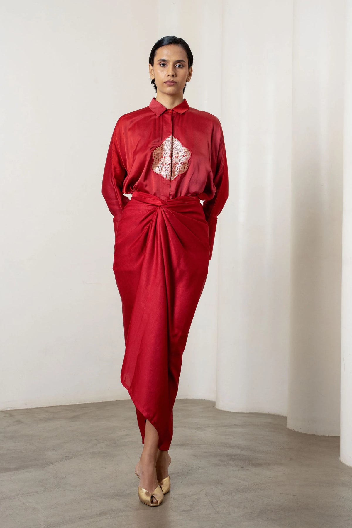 GigI Shirt In Maroon