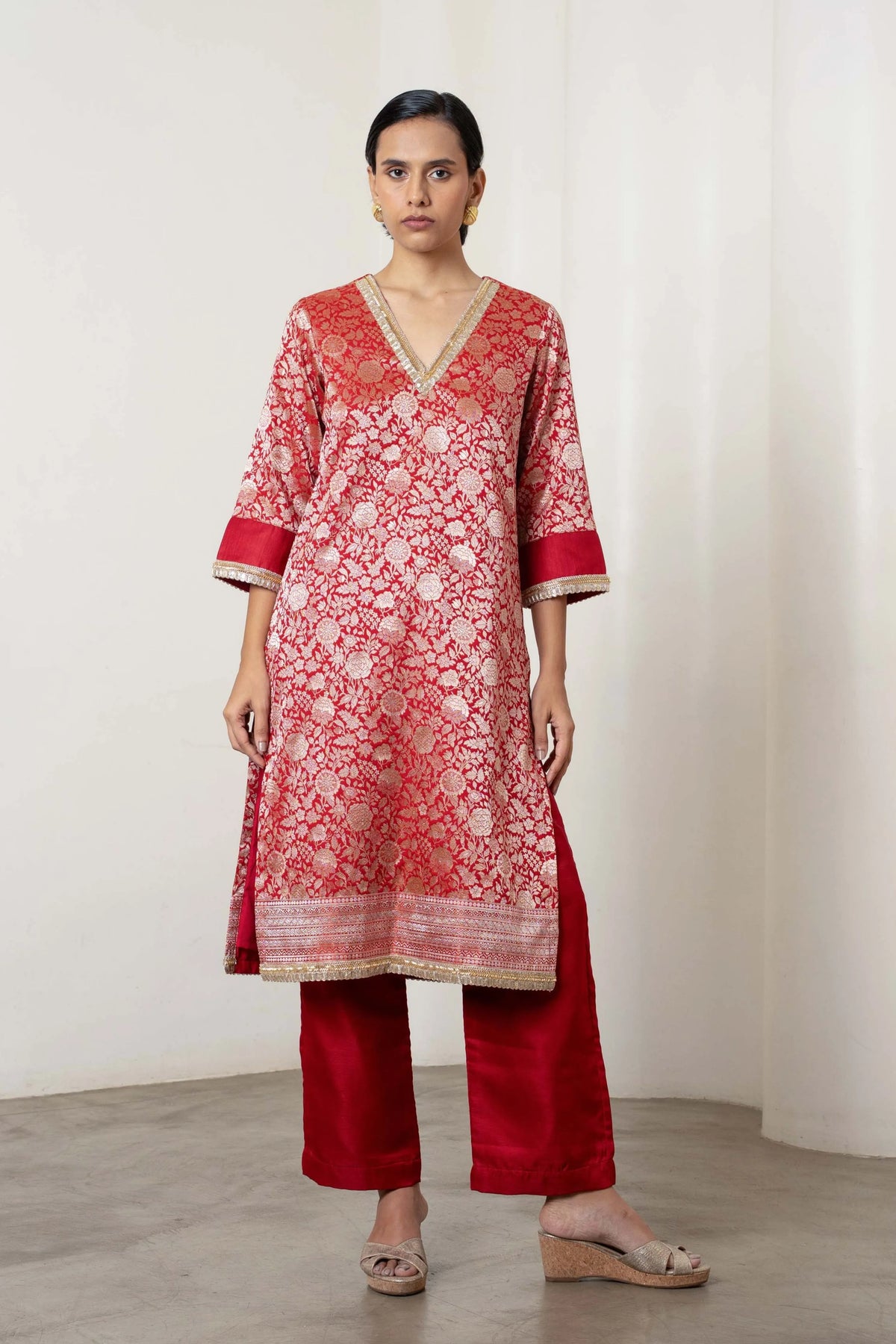 Masoom Kurta Set Red