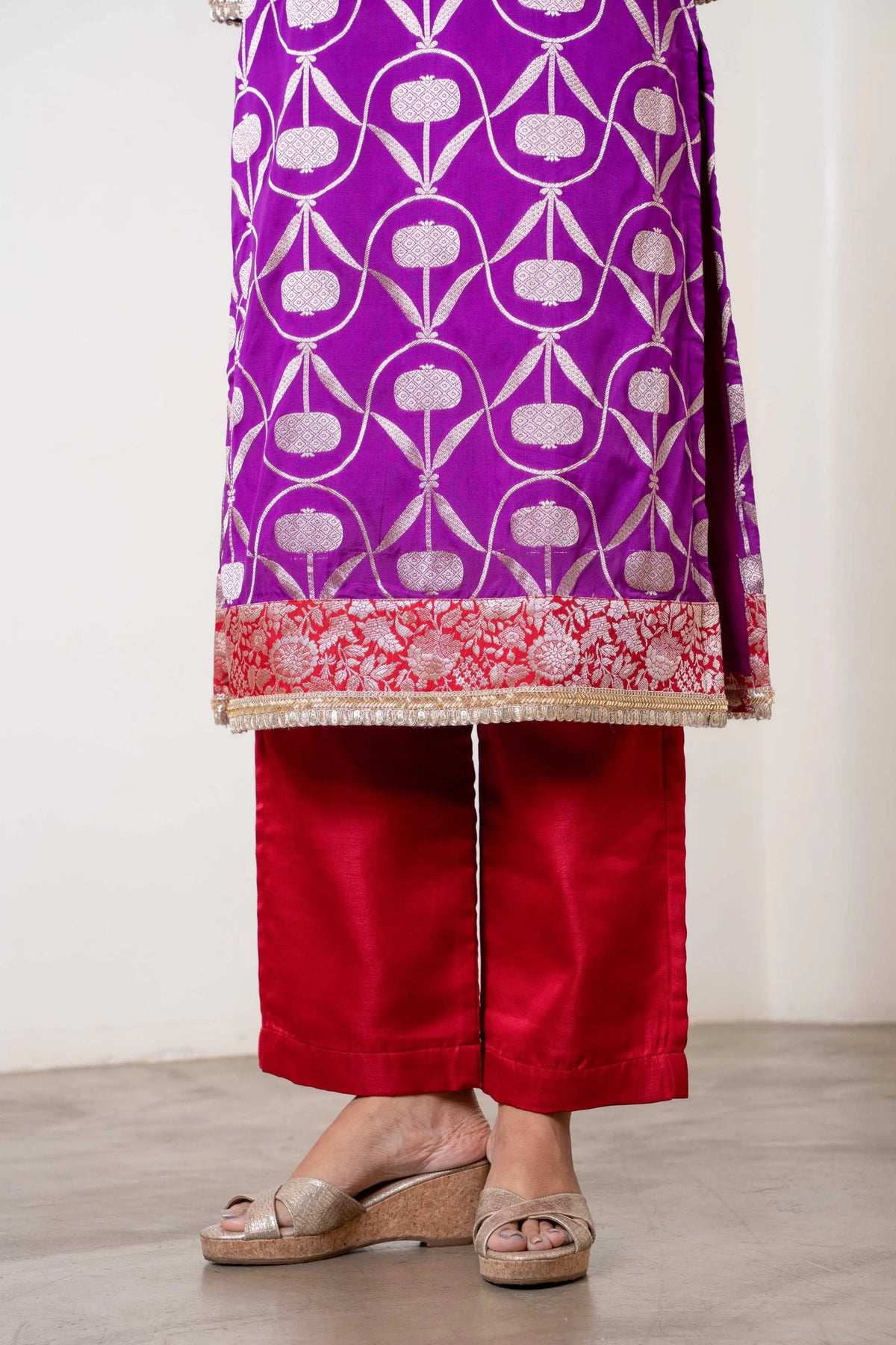 Masoom Kurta Set Purple