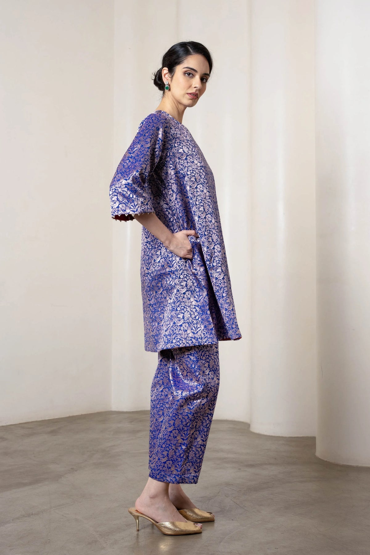 Sonal Kurta Set In Blue