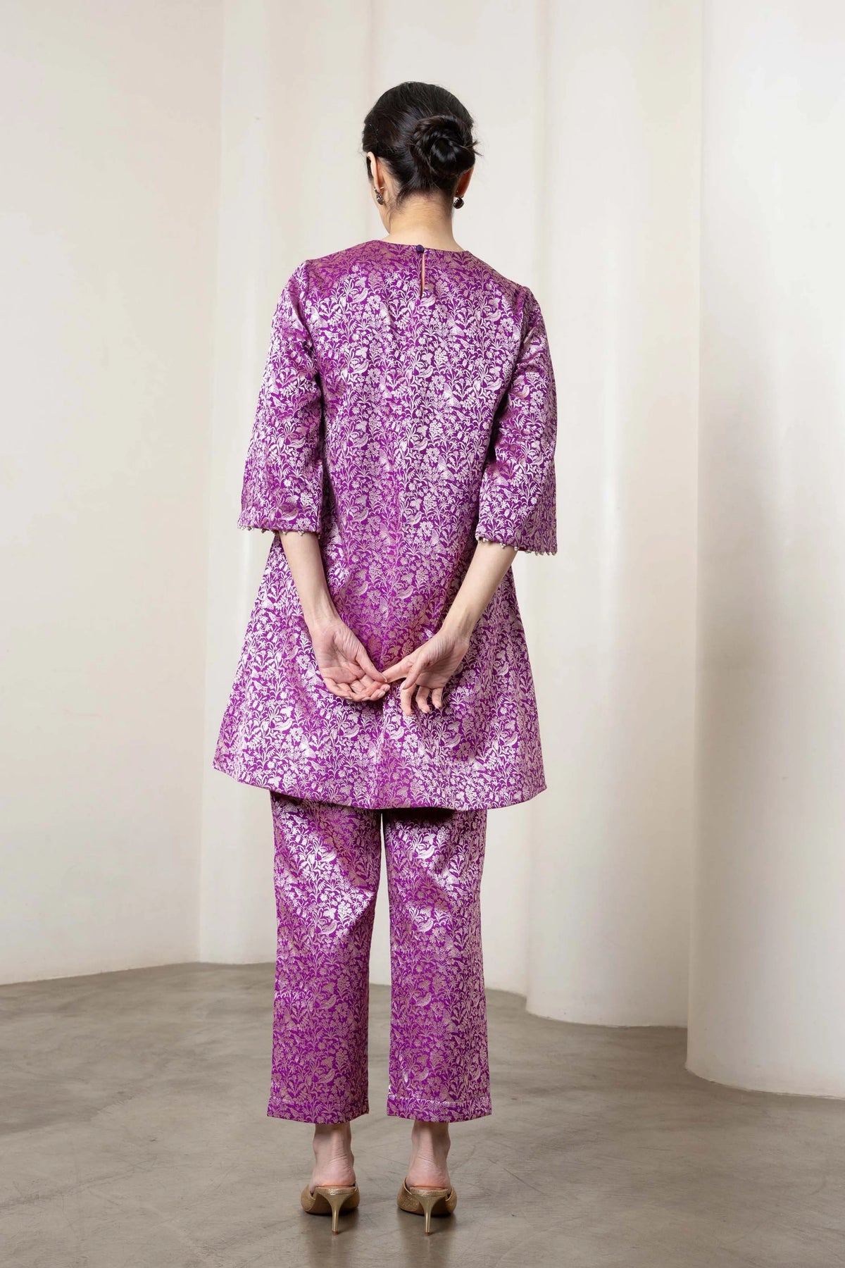 Sonal Kurta Set In Purple