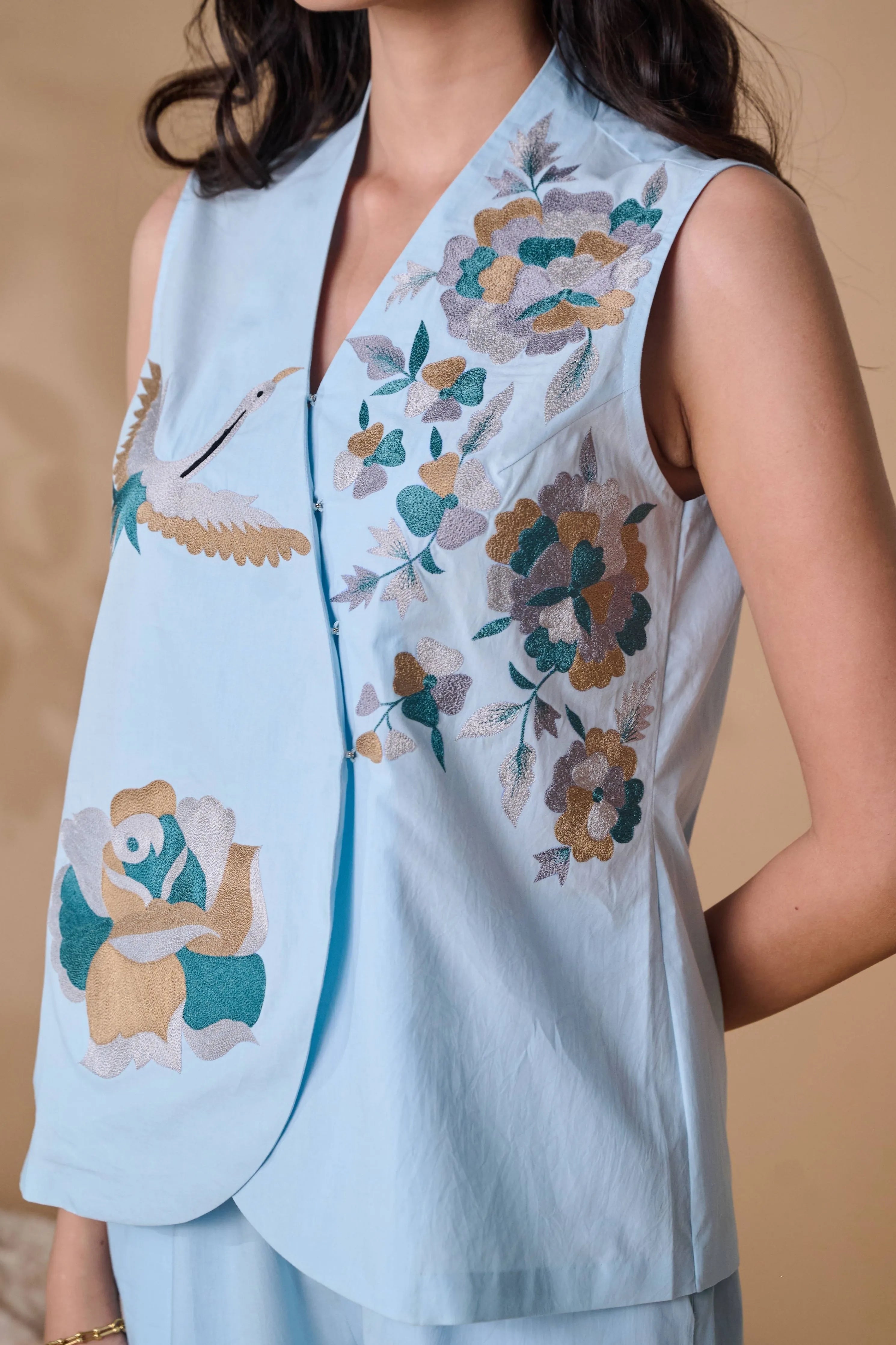 Sky Breeze Kimono Coord Set