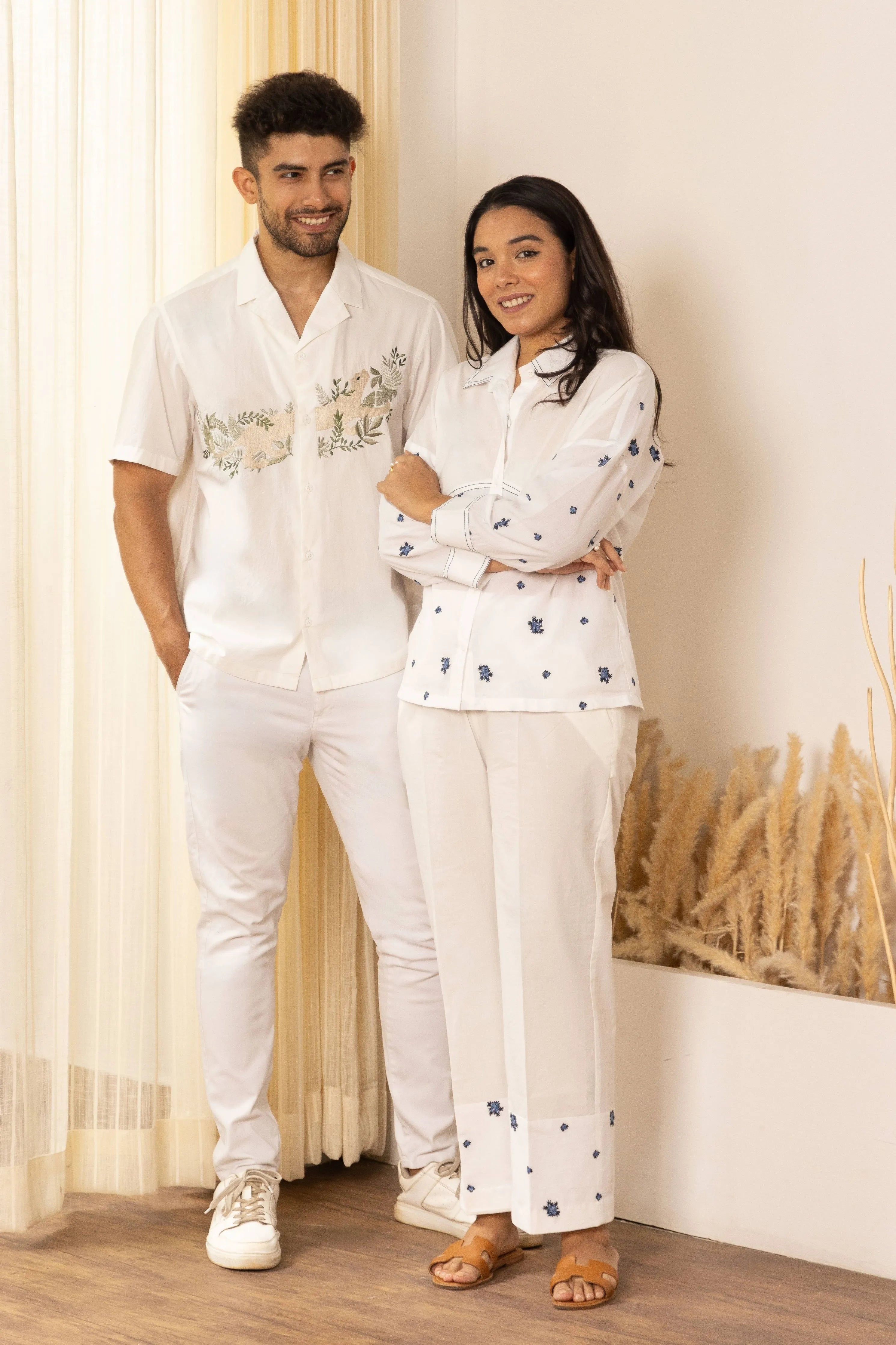 Indigo Bloom Co-ord Set