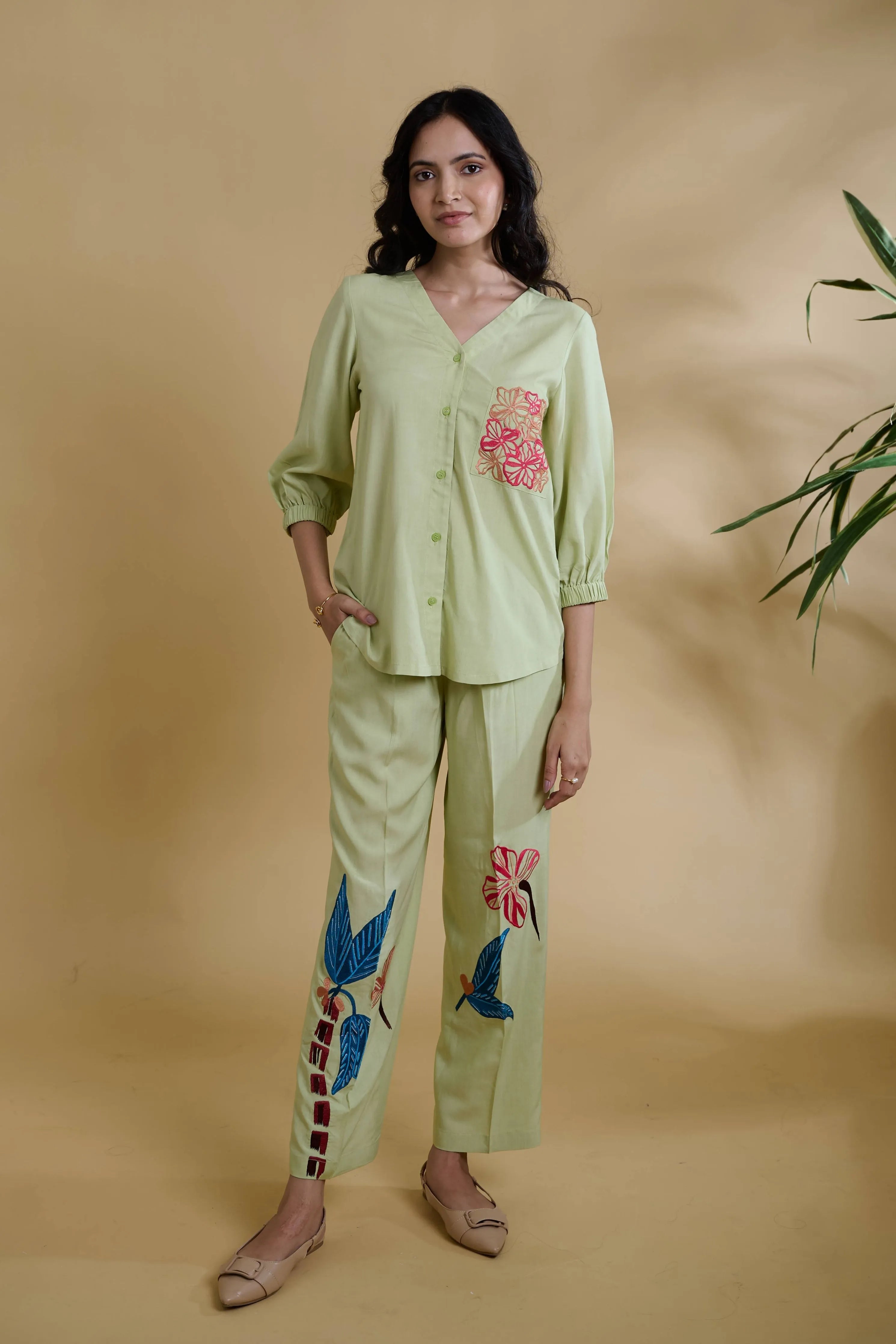 Tropical Bloom Co-ord Set