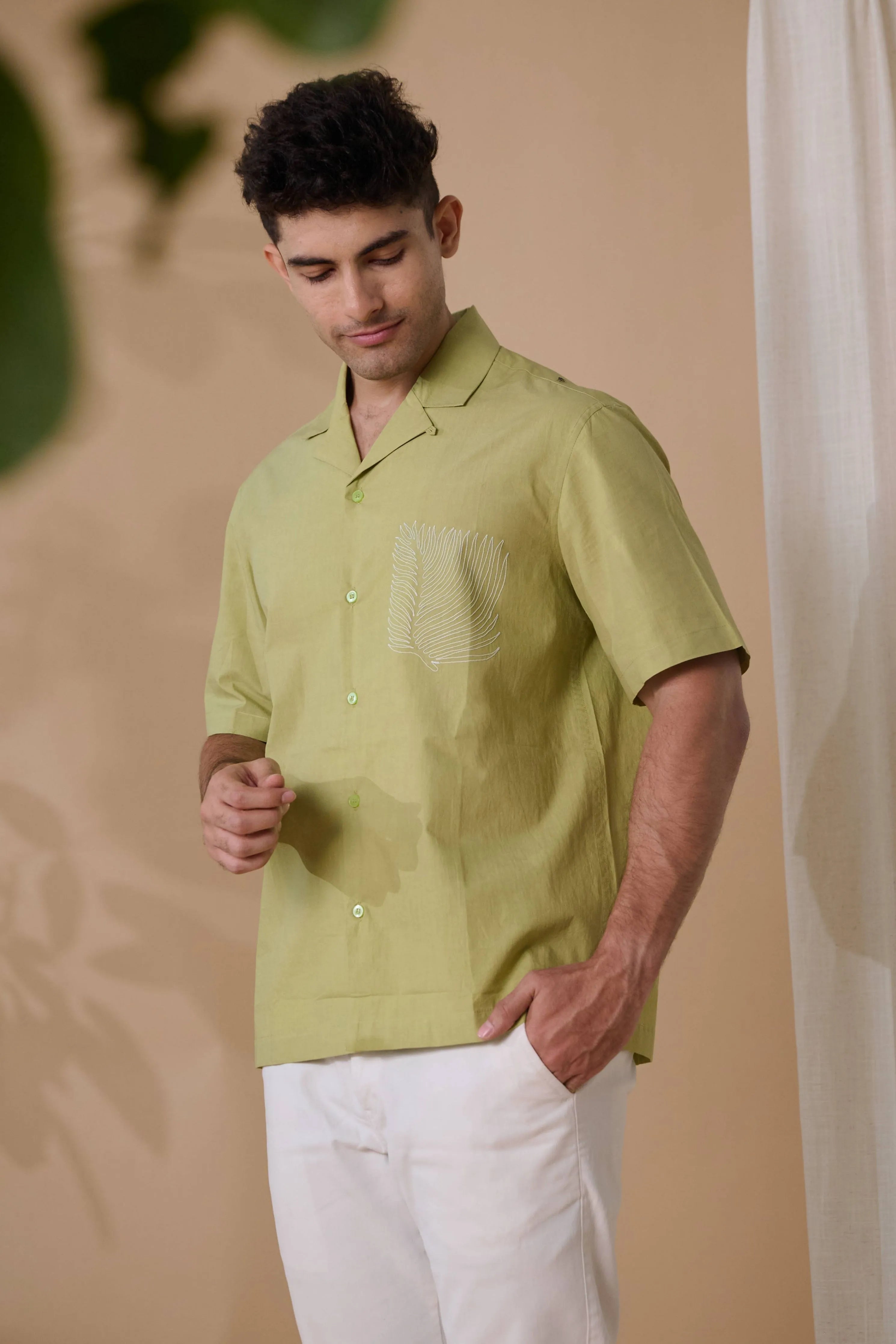 Pista Leaf Organic Cotton Shirt