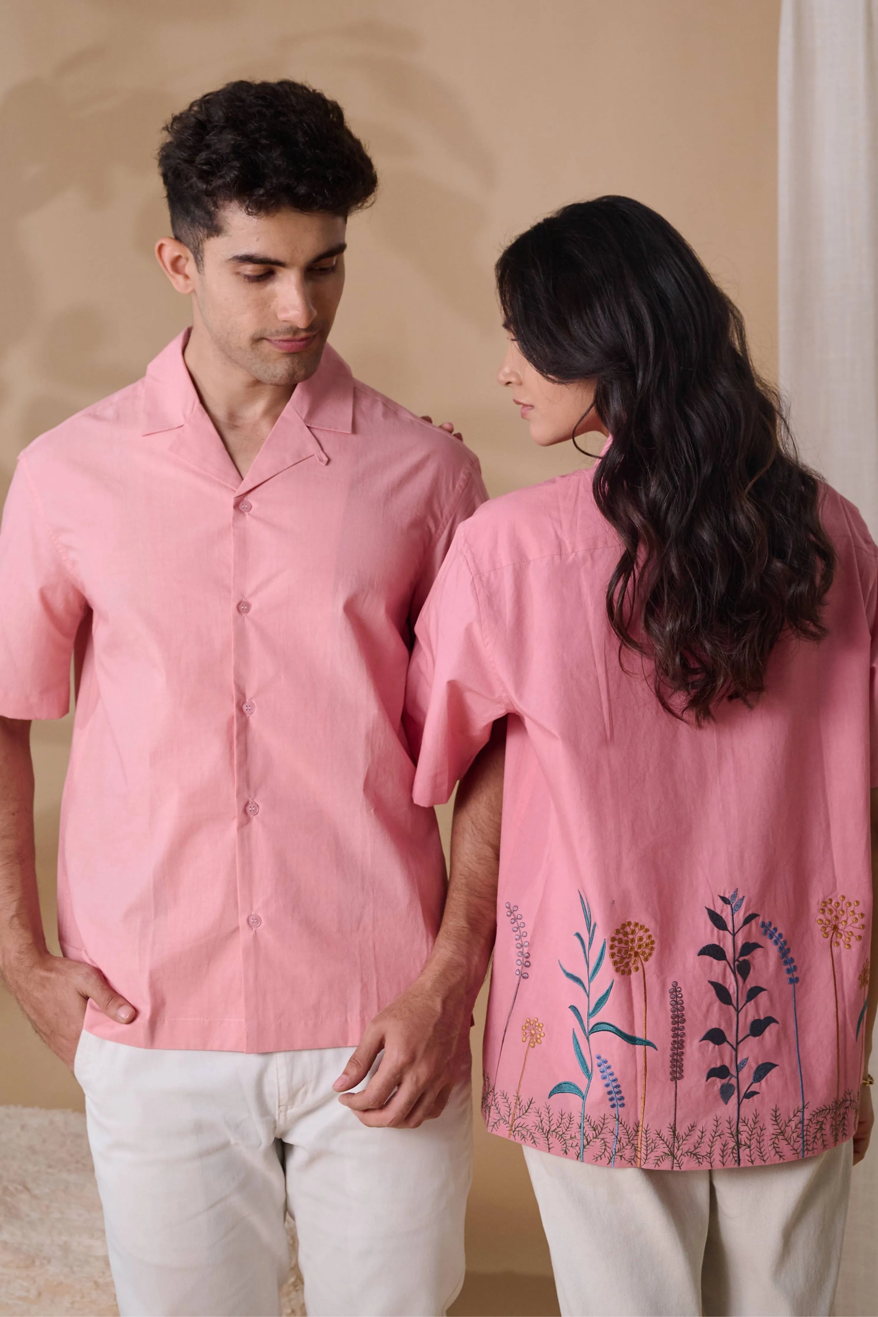 Blush Bloom Organic Cotton Shirt