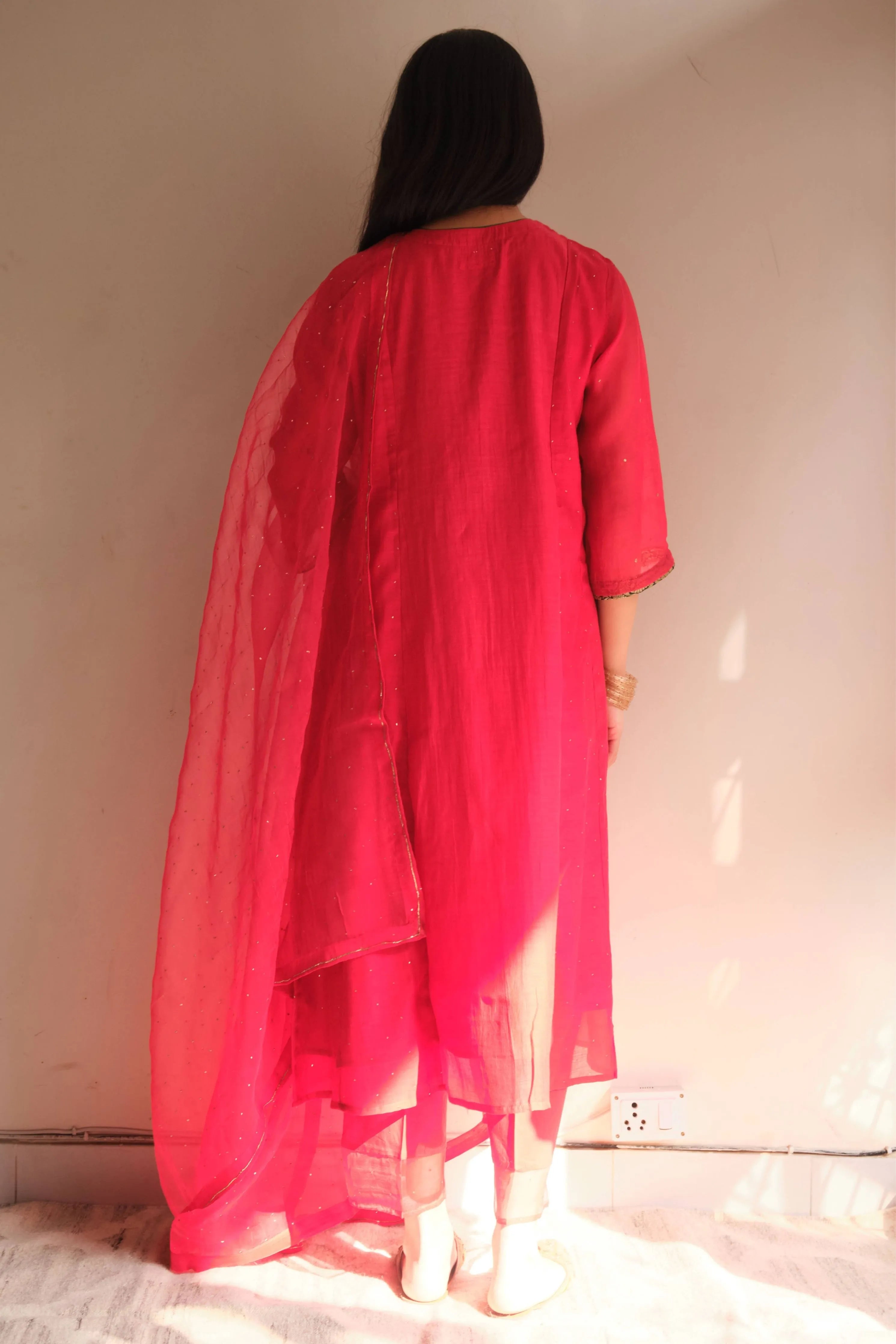 Aira Scarlet Kurta Set