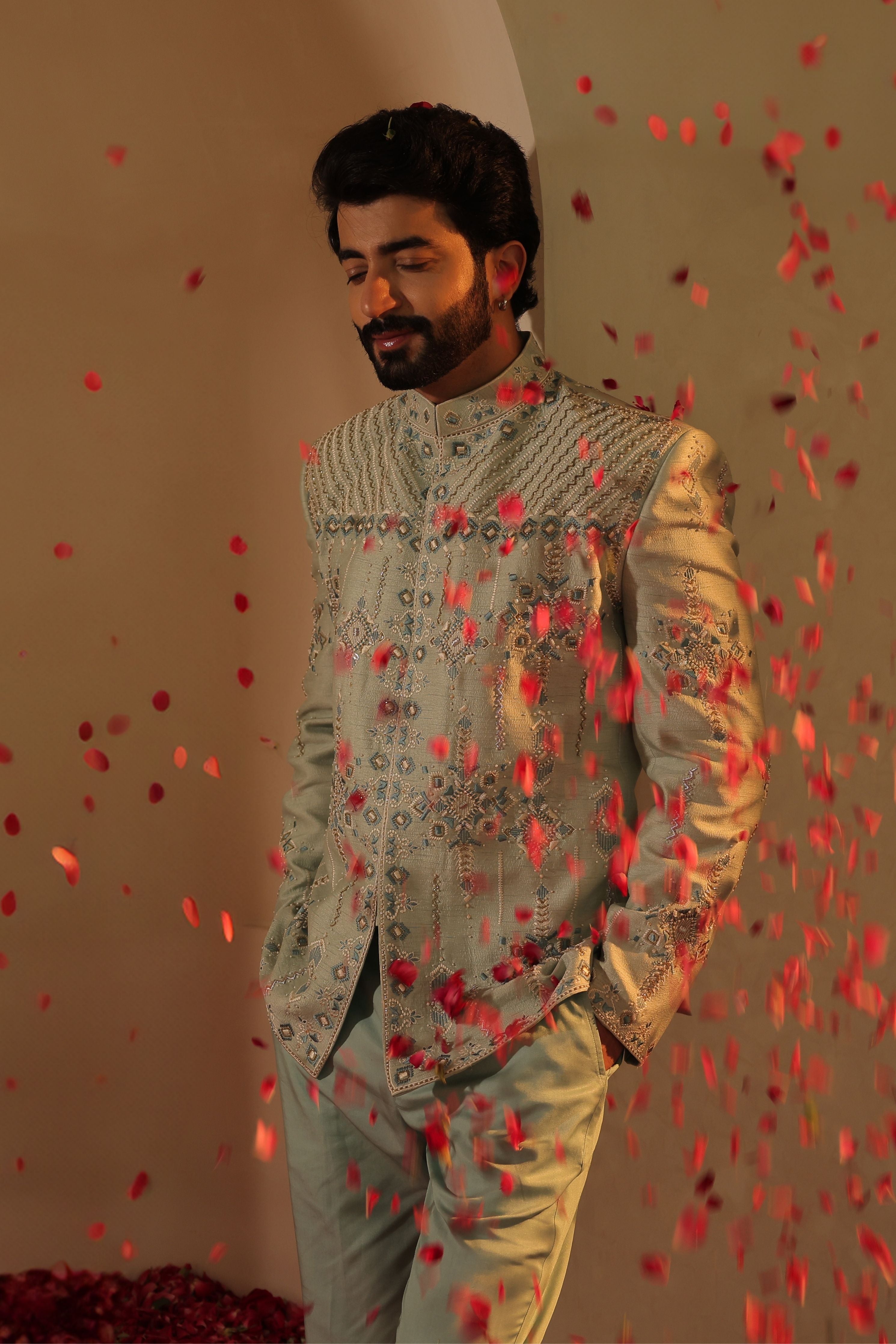 Cyan Bandgala Set