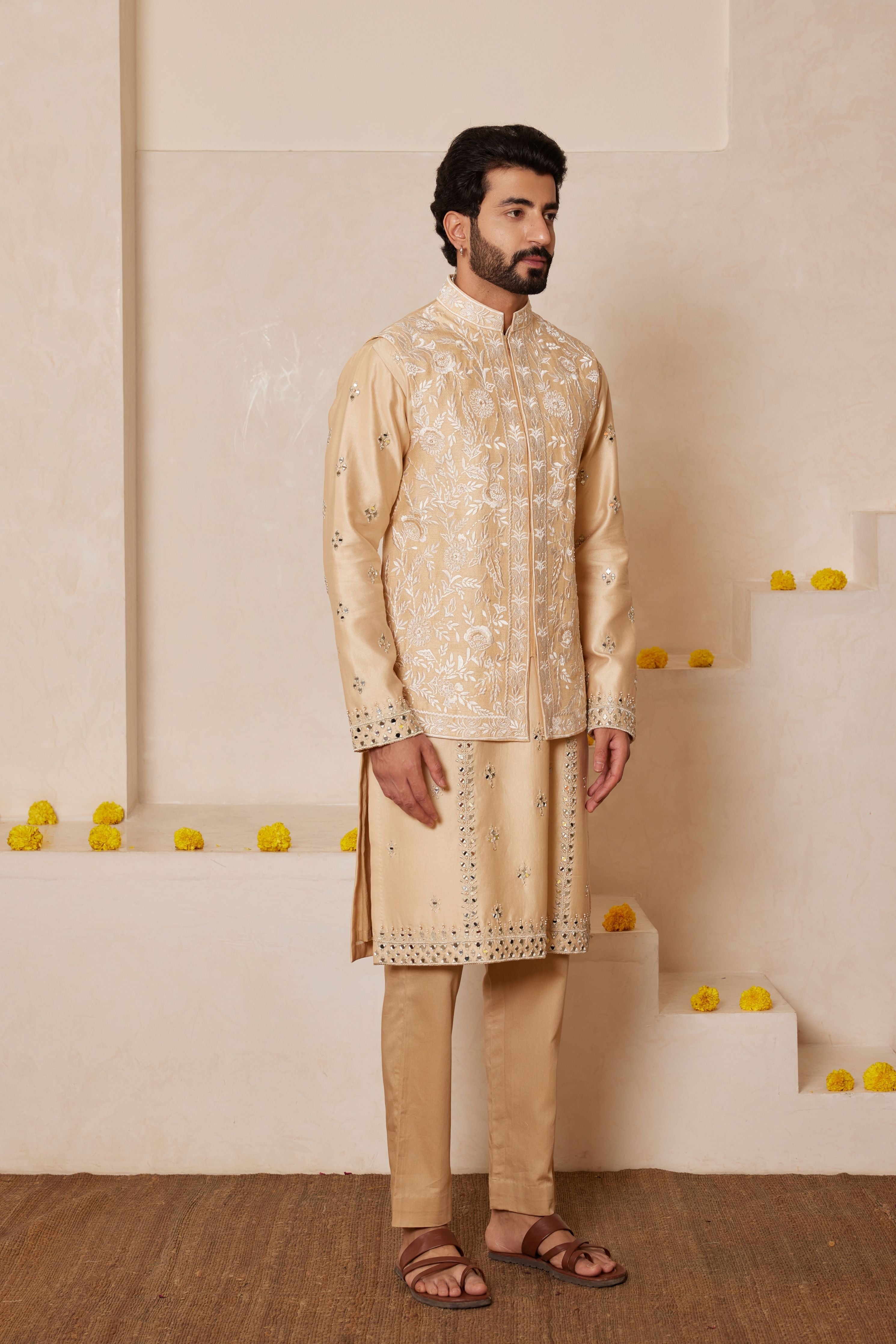 Arunav Waistcoat Set