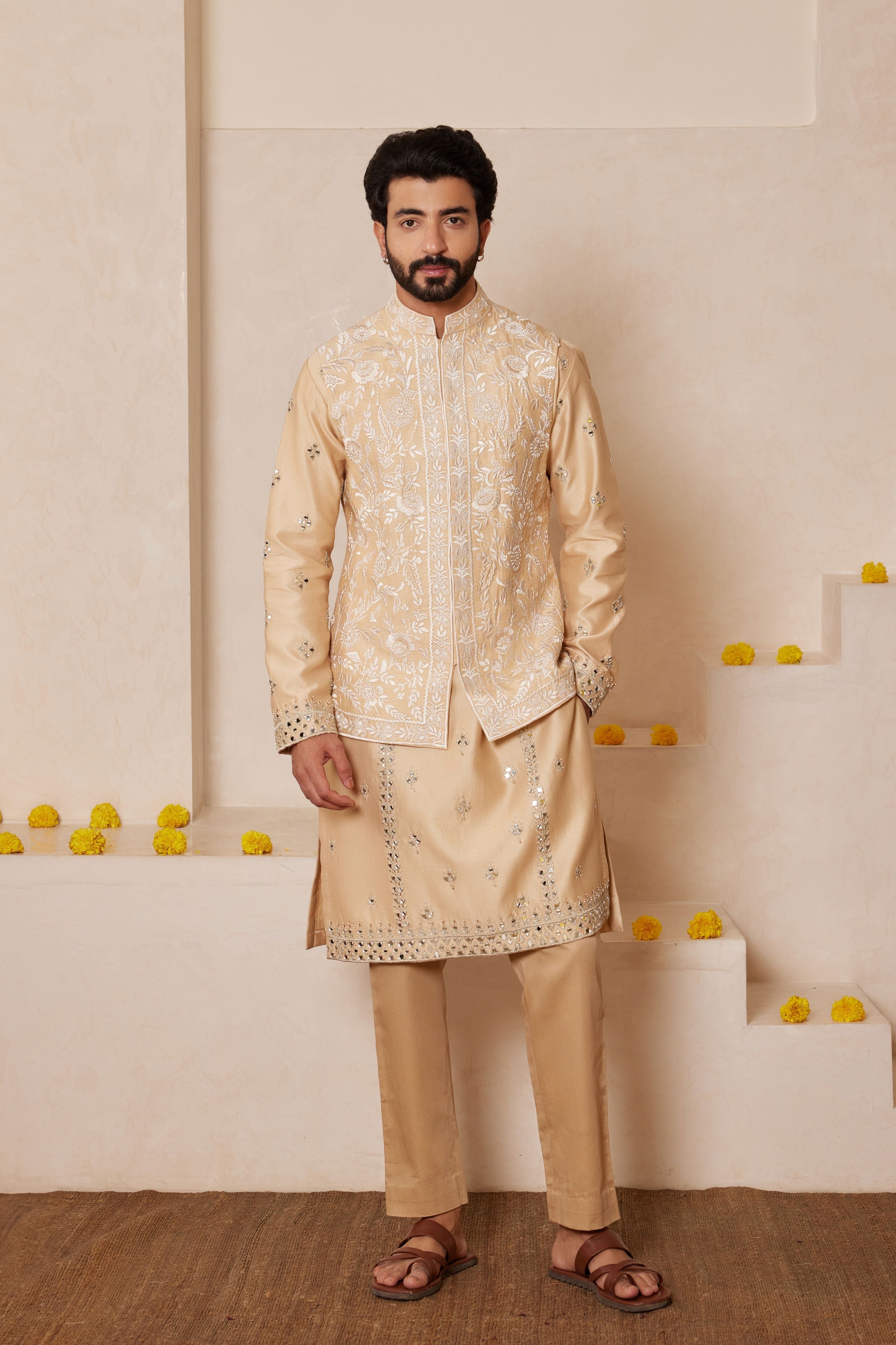 Arunav Waistcoat Set