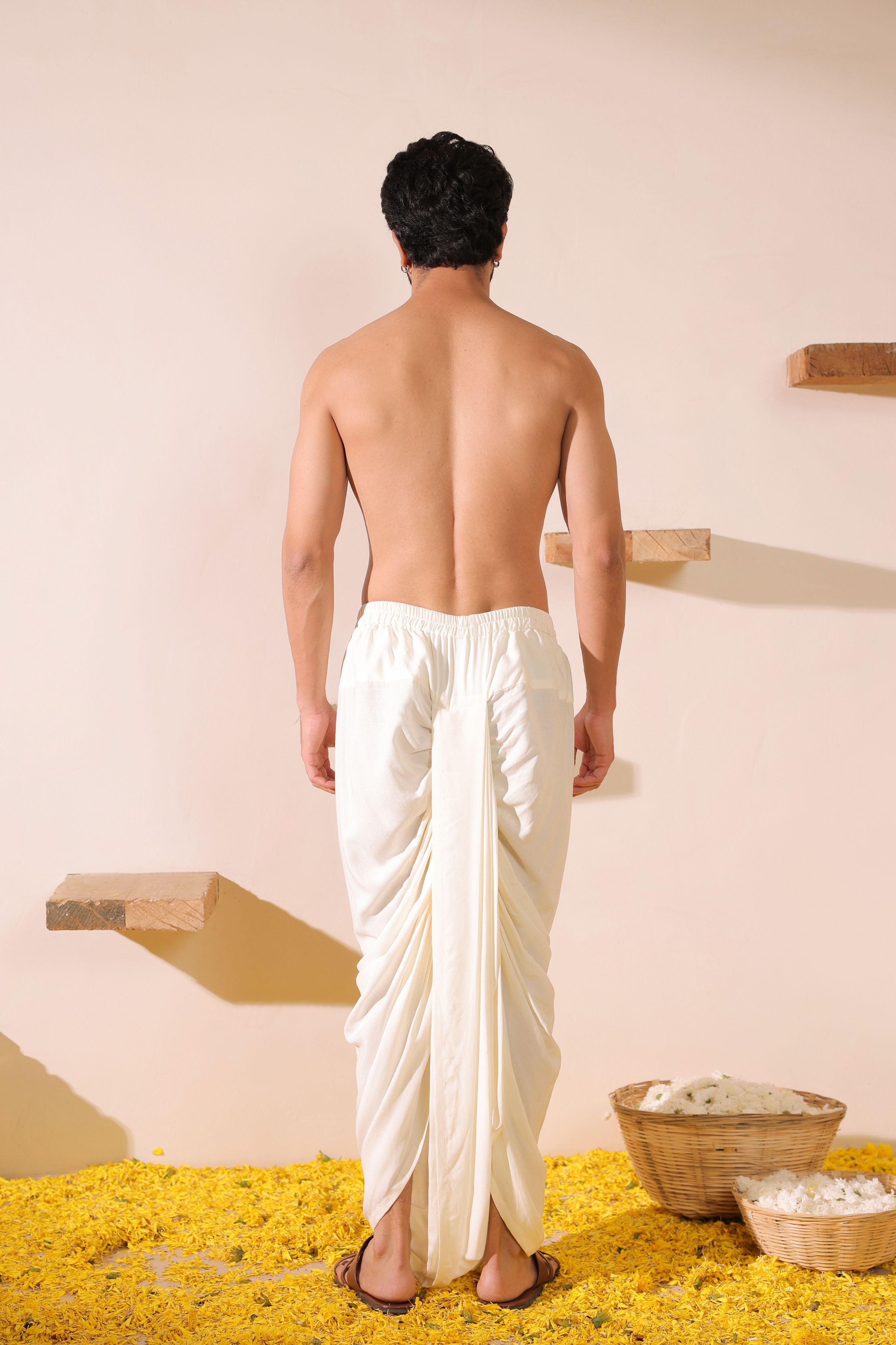 Pleated Dhoti Pant
