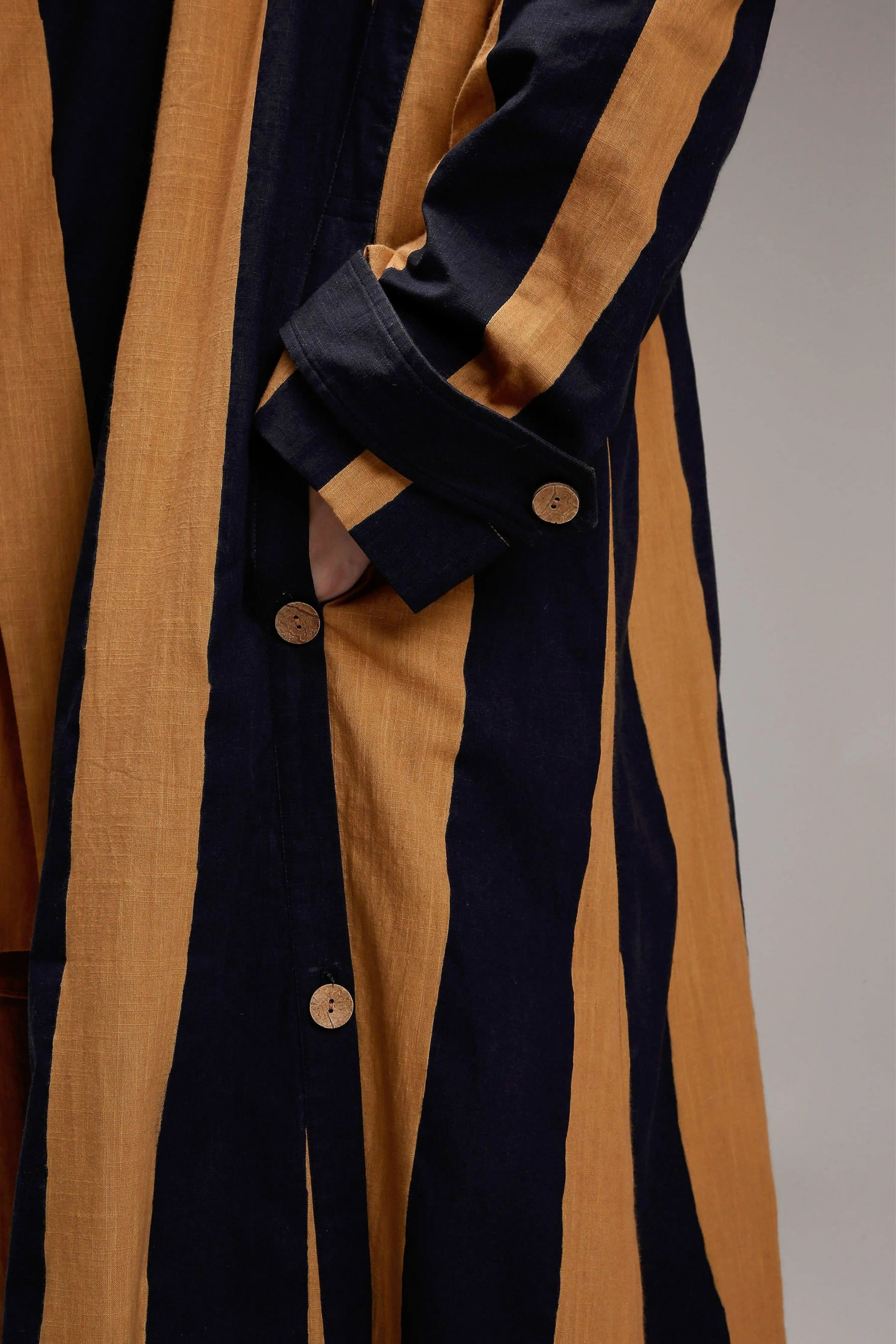 Tan-Brown Jacket & A-Line Shift Dress Set