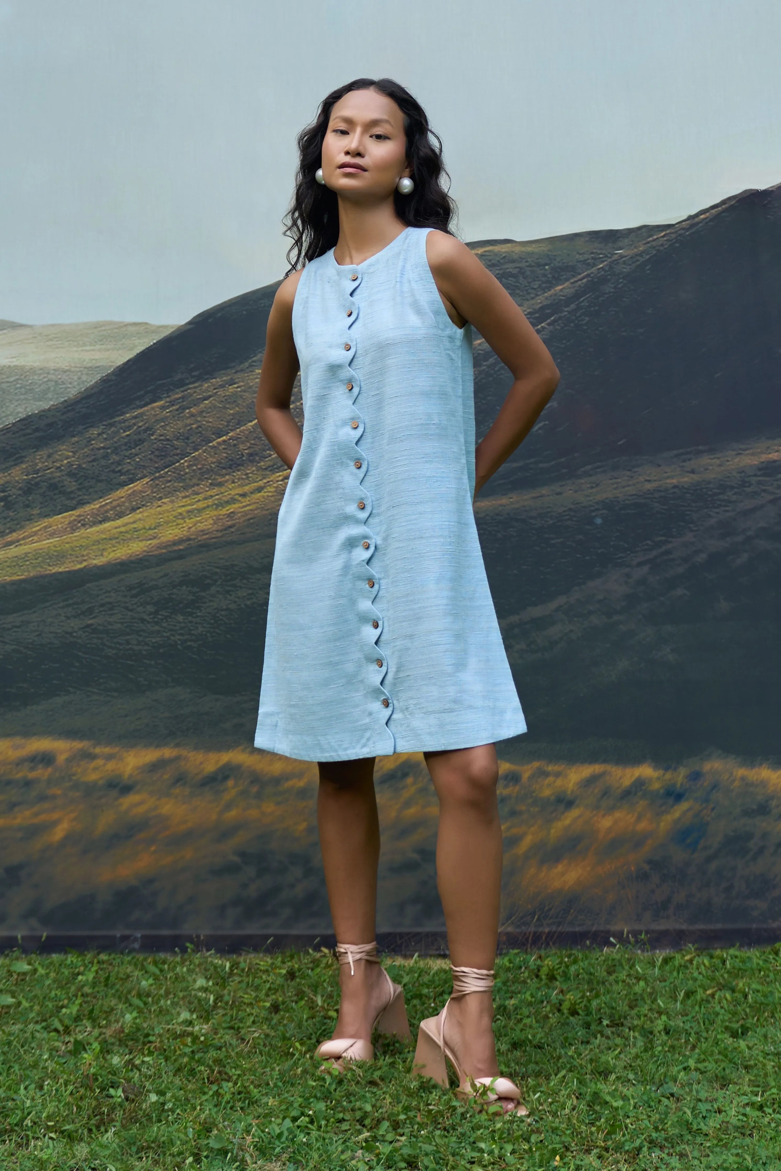 Petal Sleeveless Dress