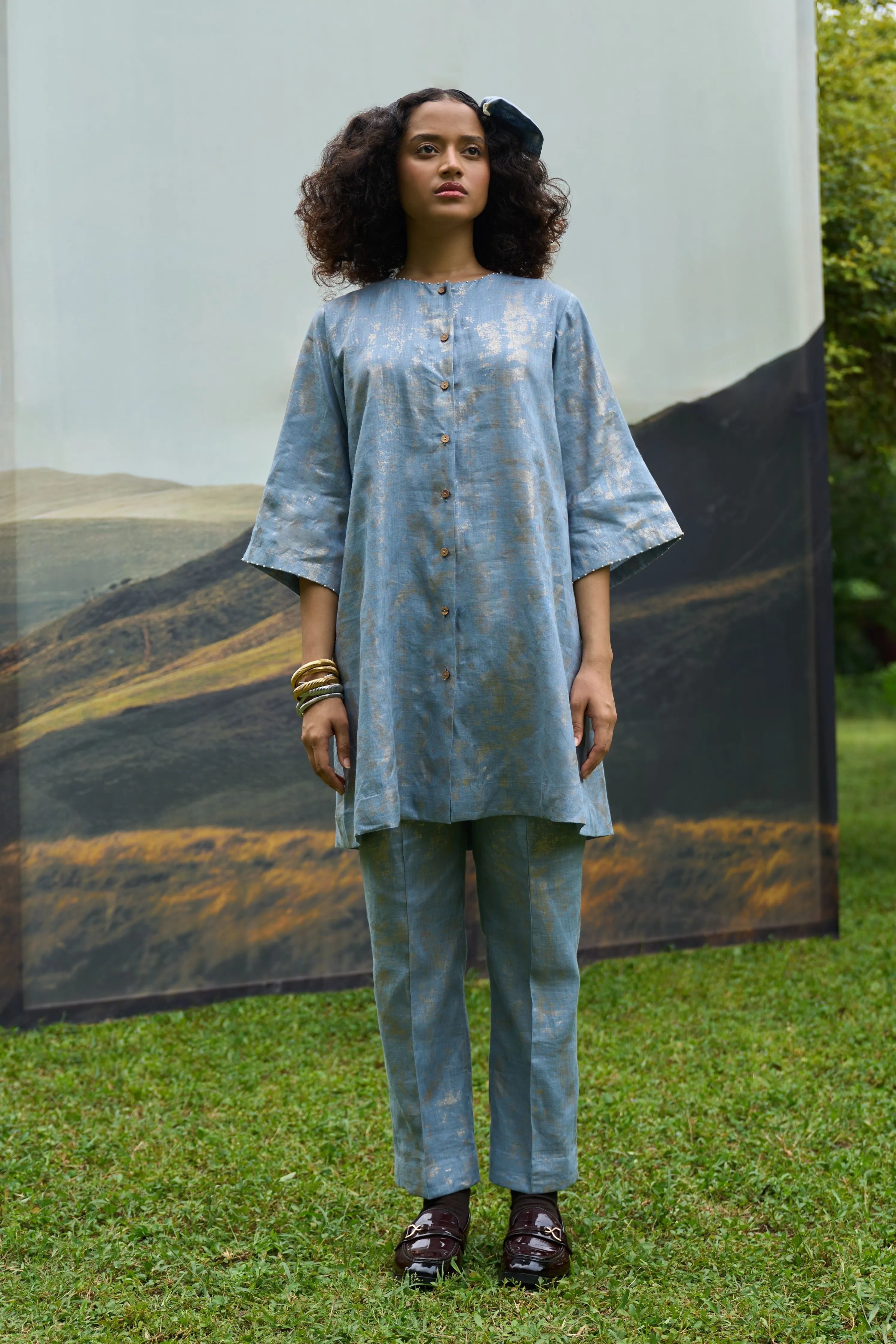 Azure Narrow Trousers