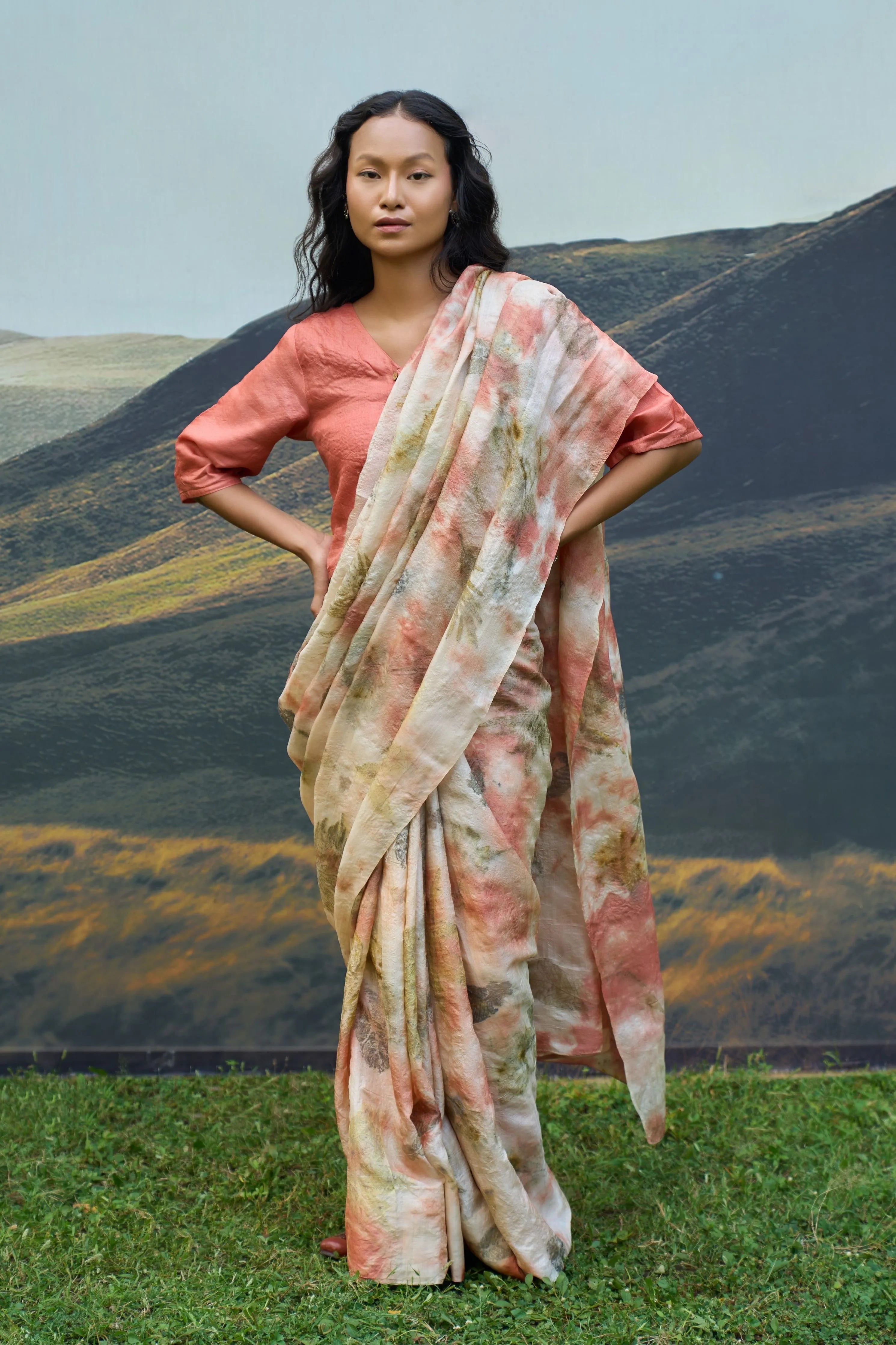 Orange Saree