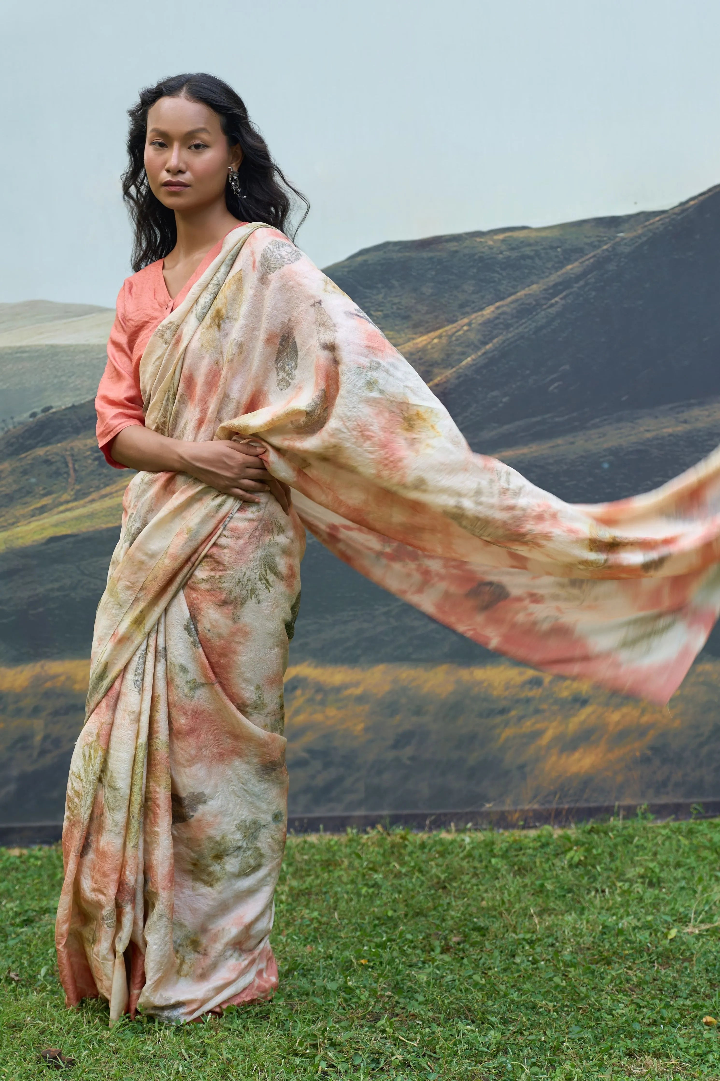 Orange Saree