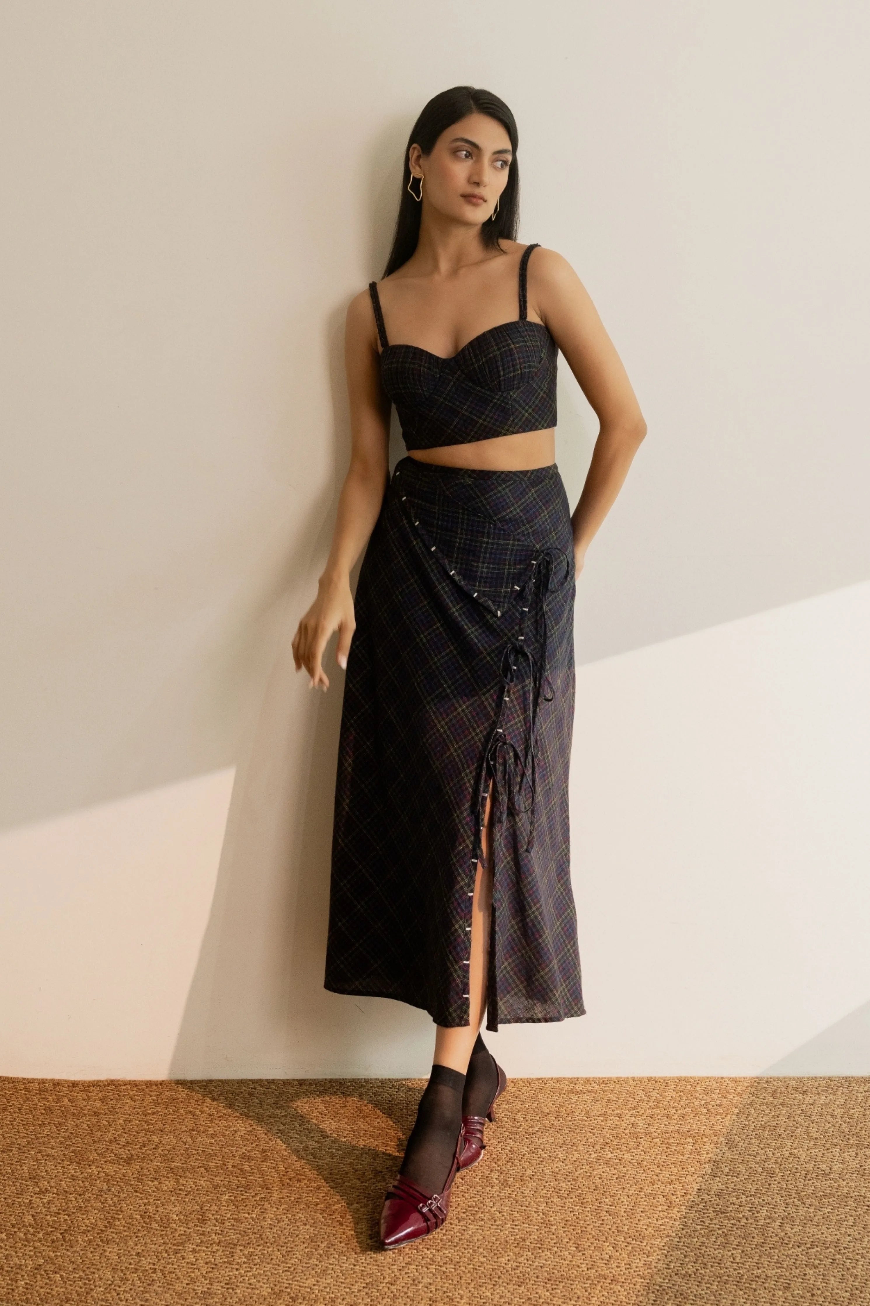 Prism Tie Up Skirt