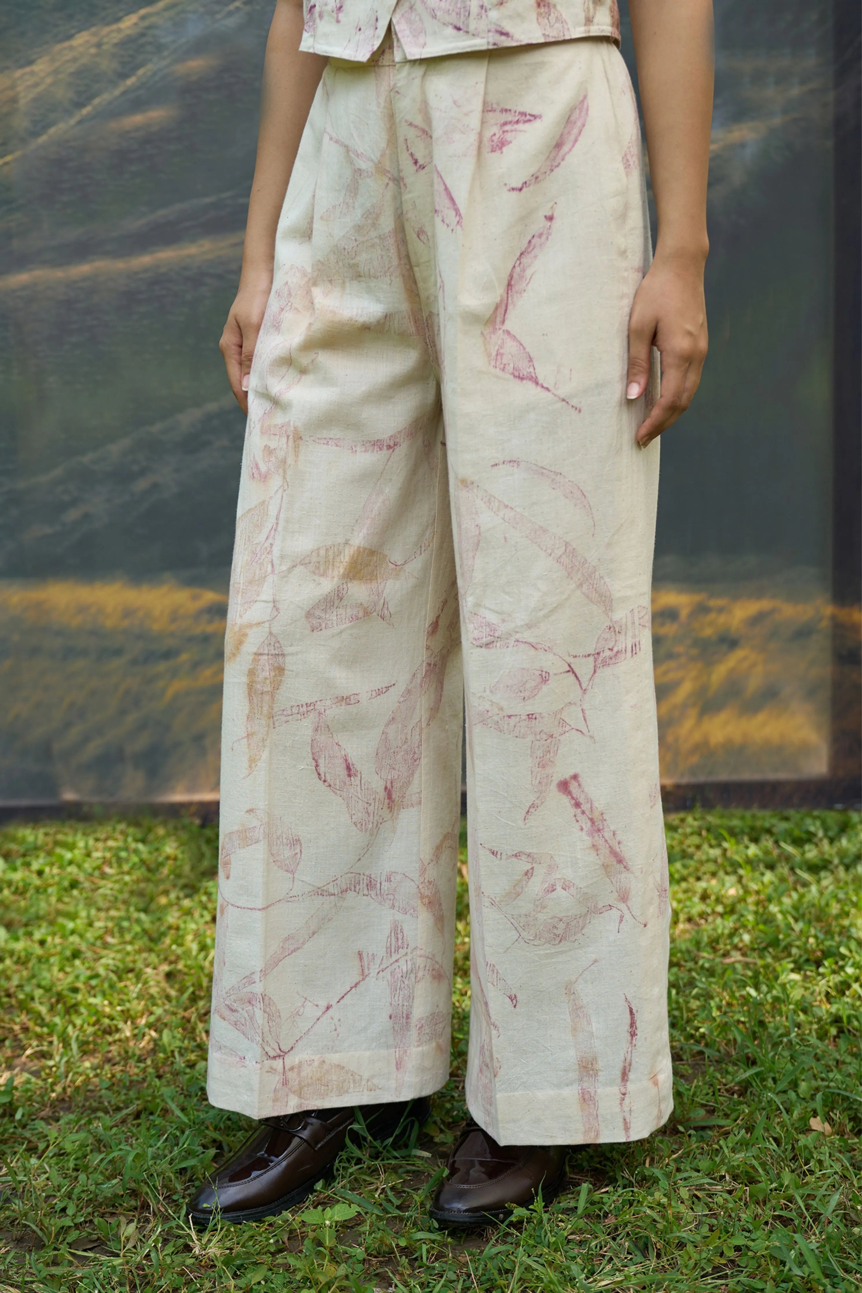 Pink Foliage Vest