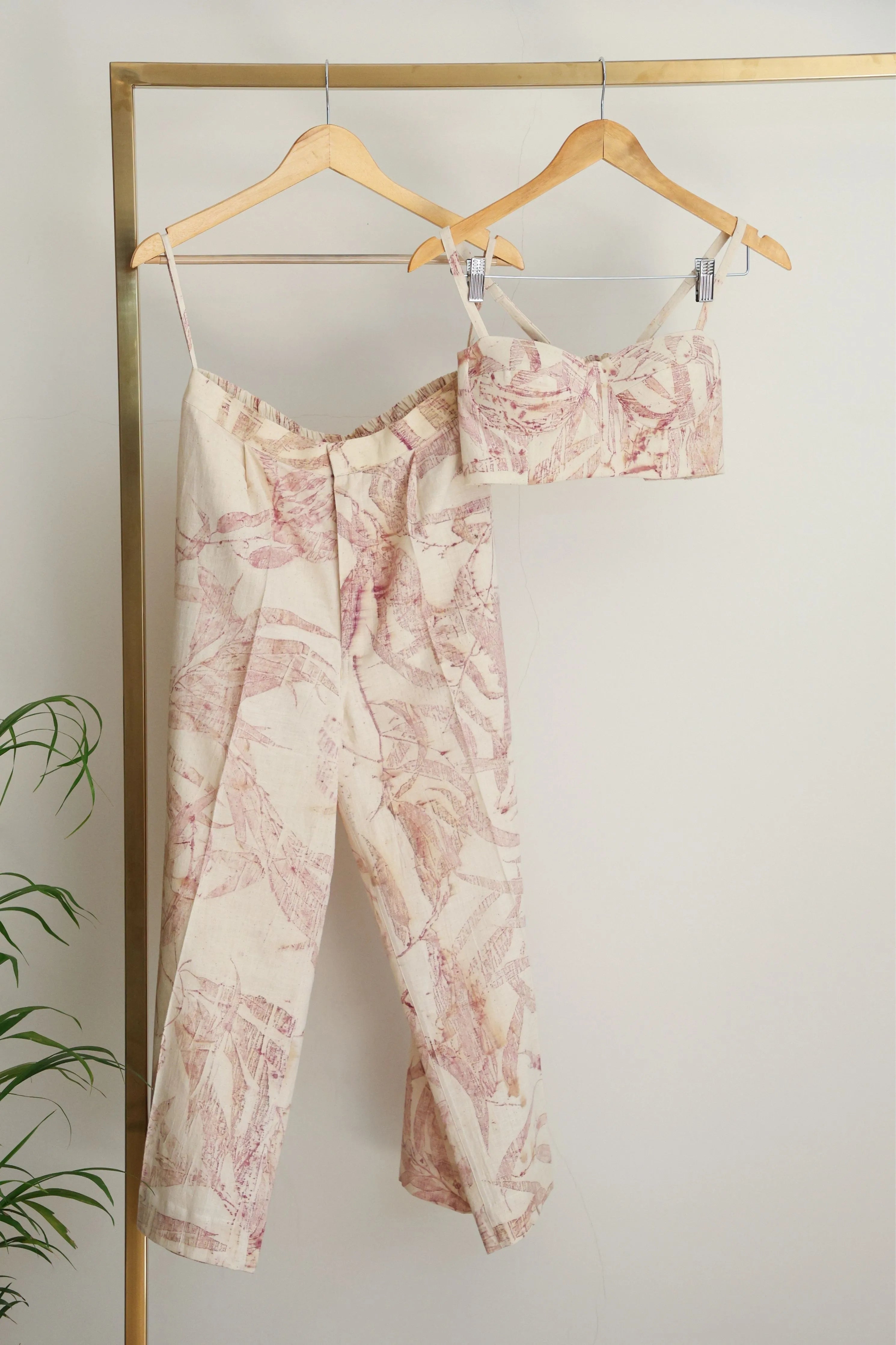 Pink Foliage Bralette
