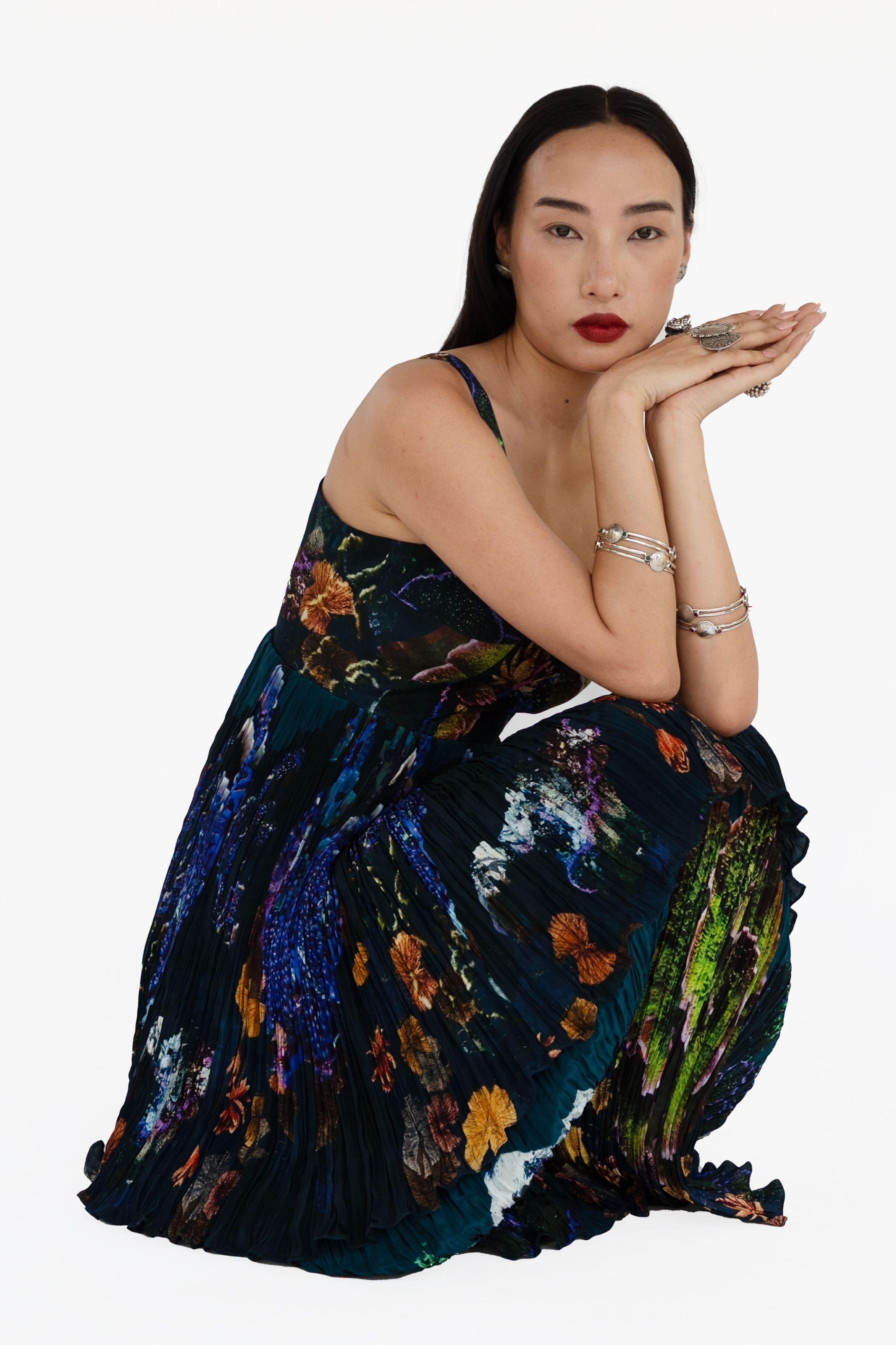 Blue Lily Dress