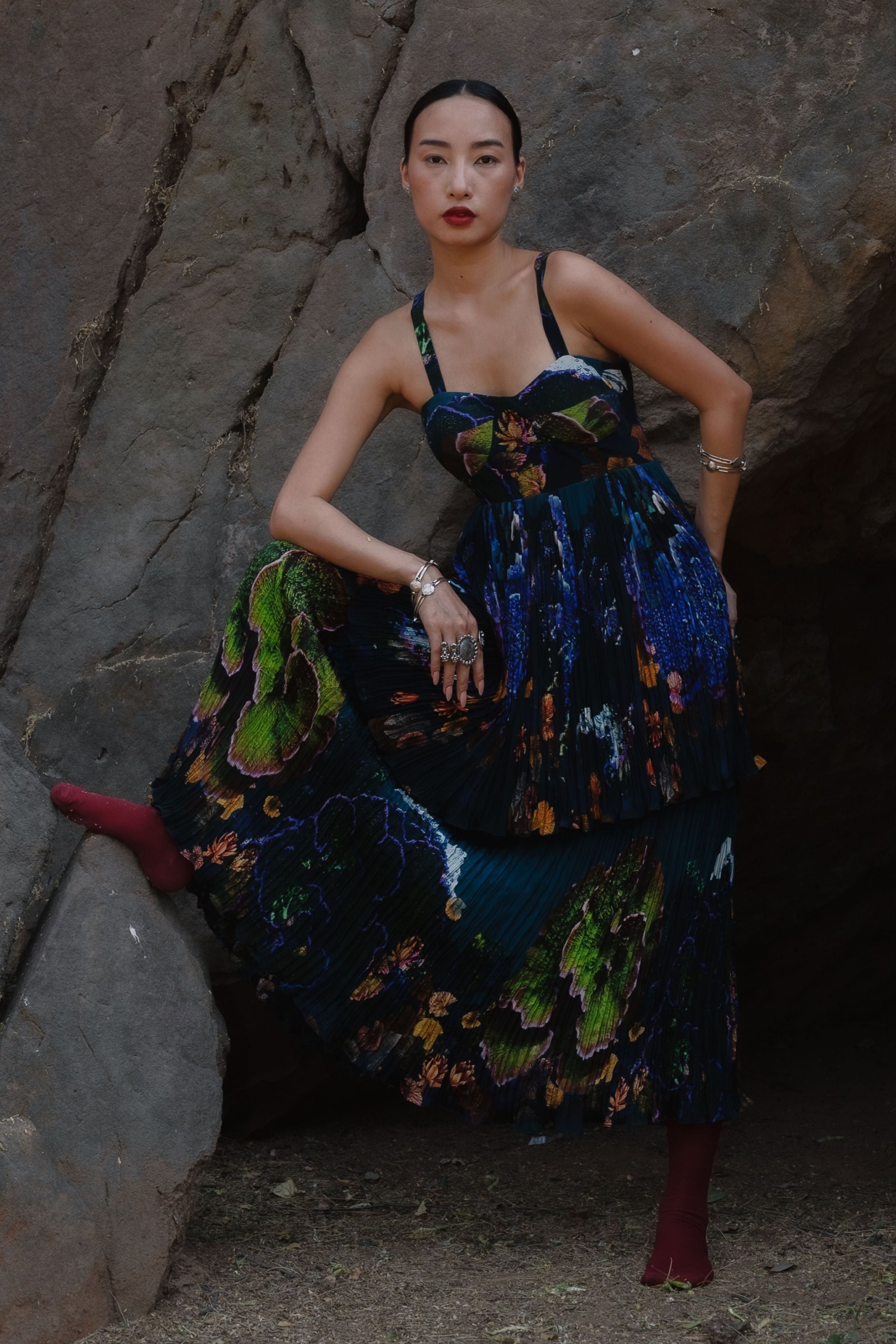 Blue Lily Dress