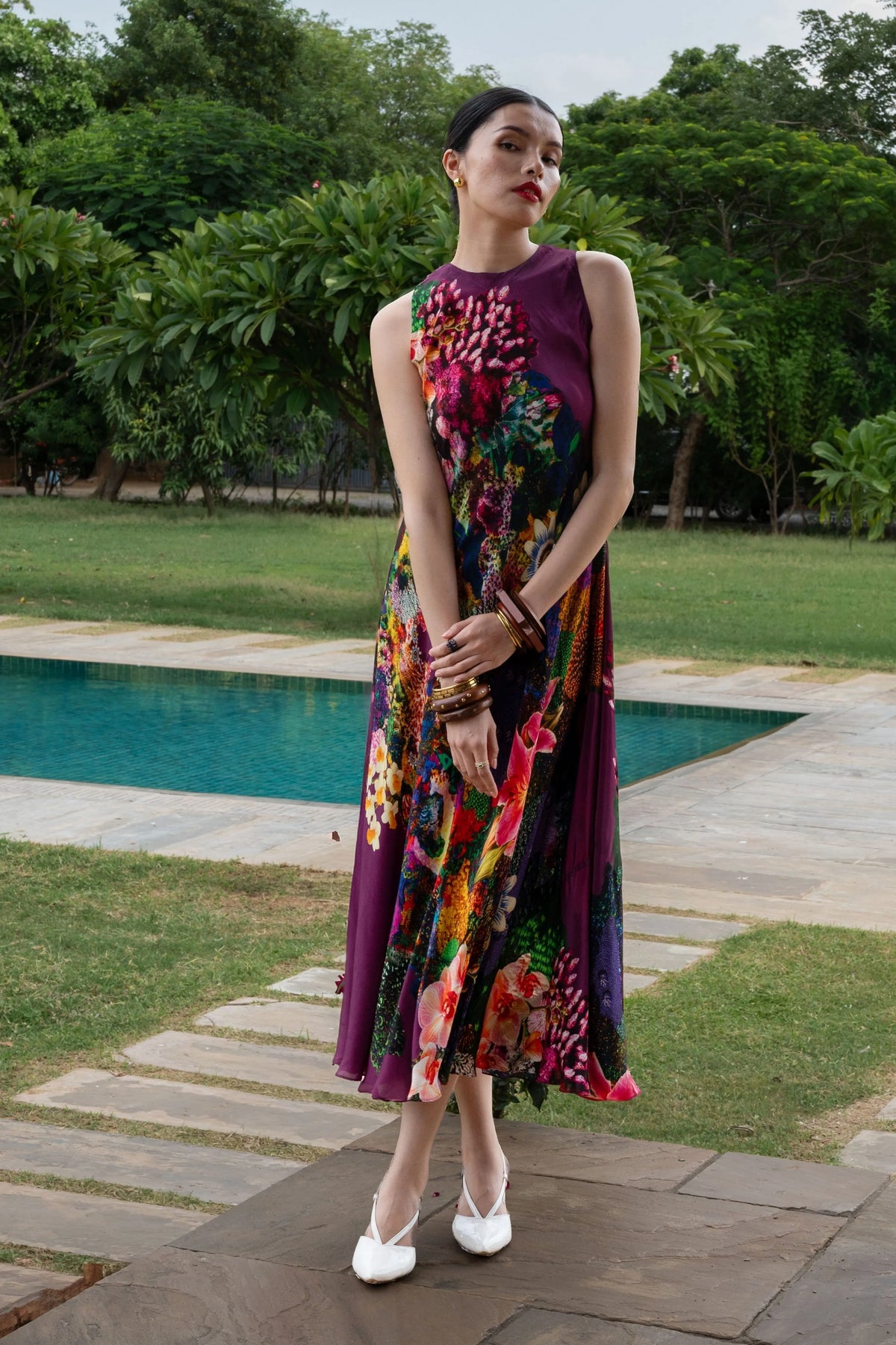 Koai Floral Print Dress
