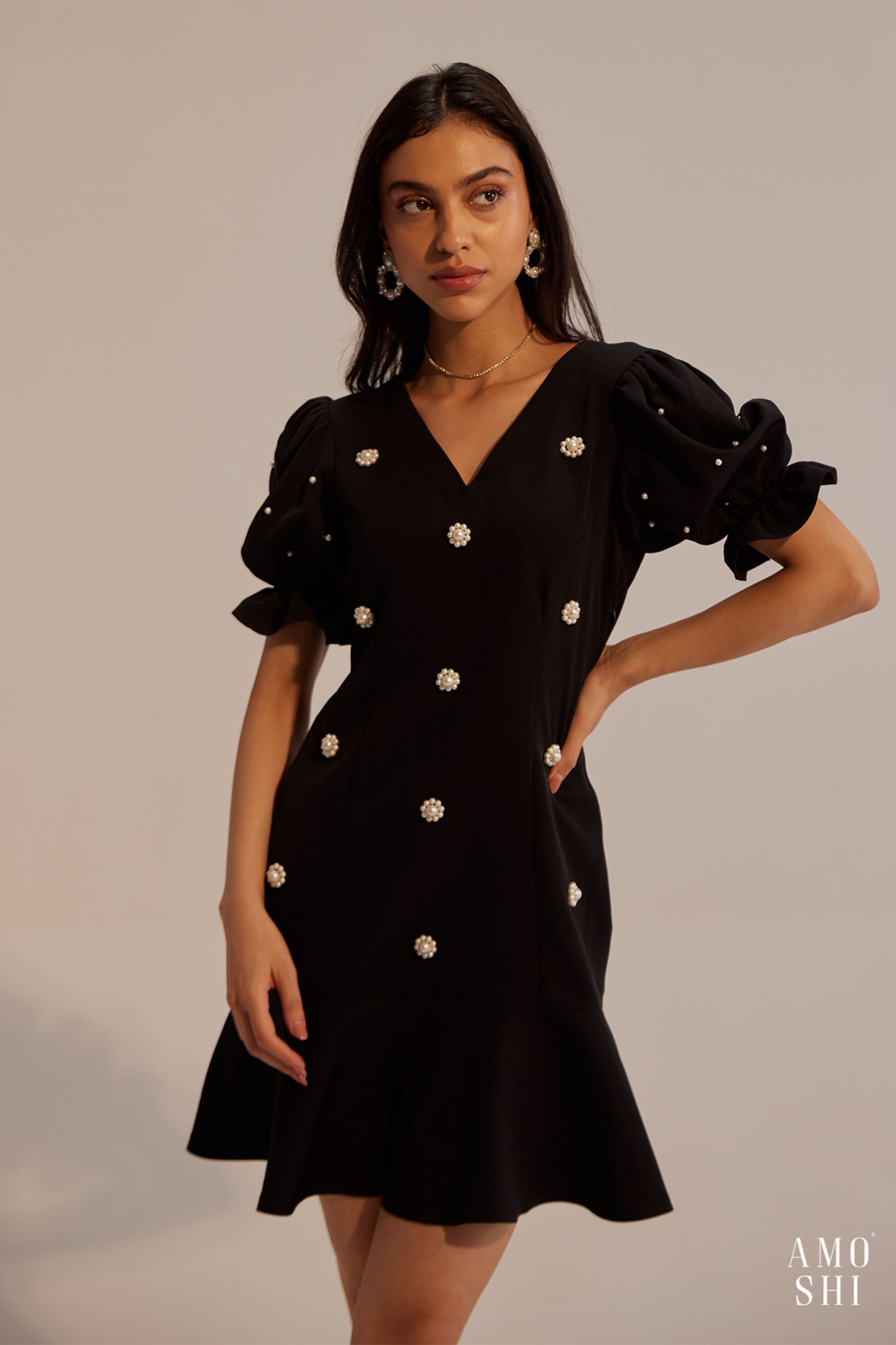 Fiona Black Dress