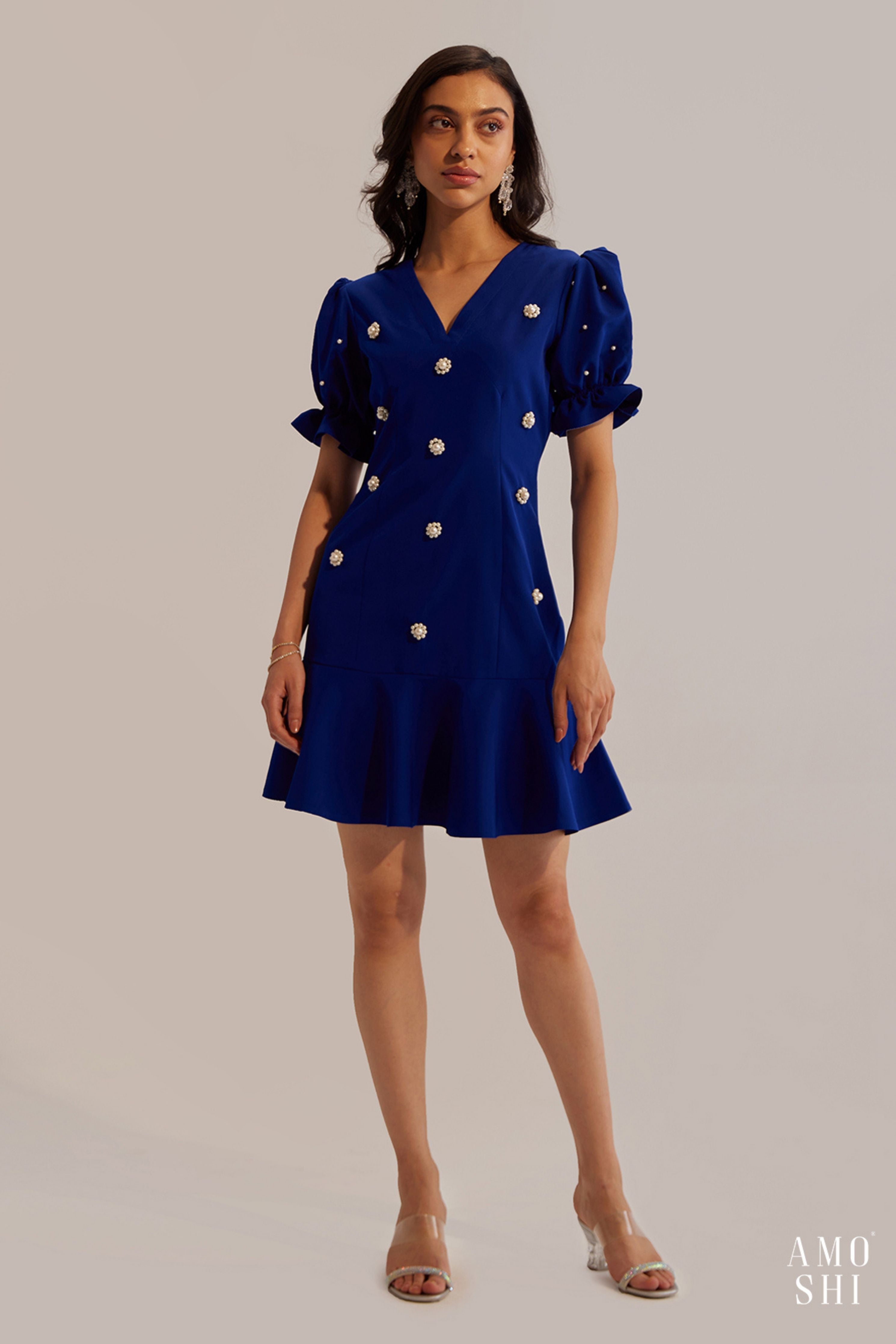 Fiona Blue Dress