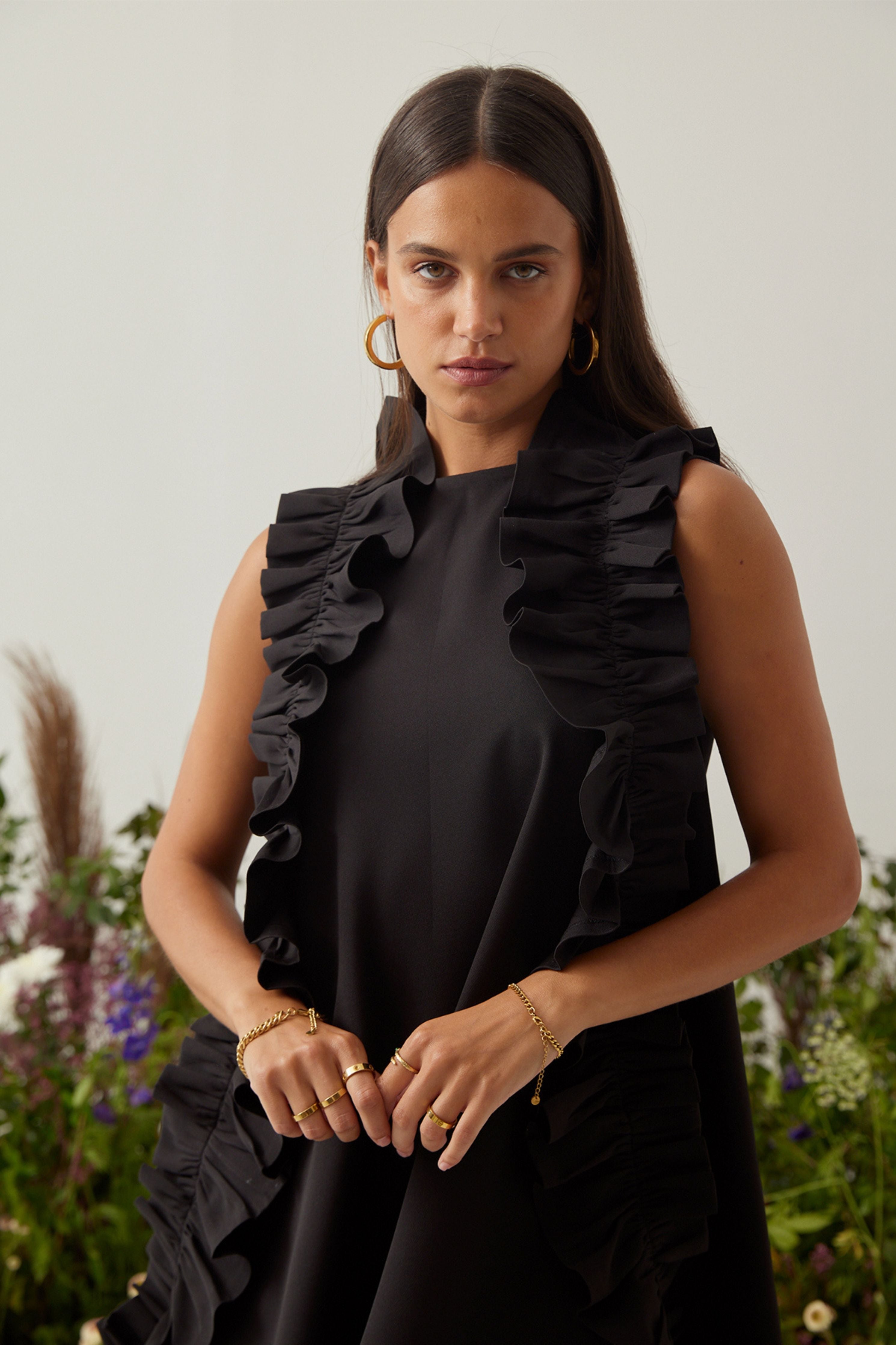 Florence Black Mini Dress