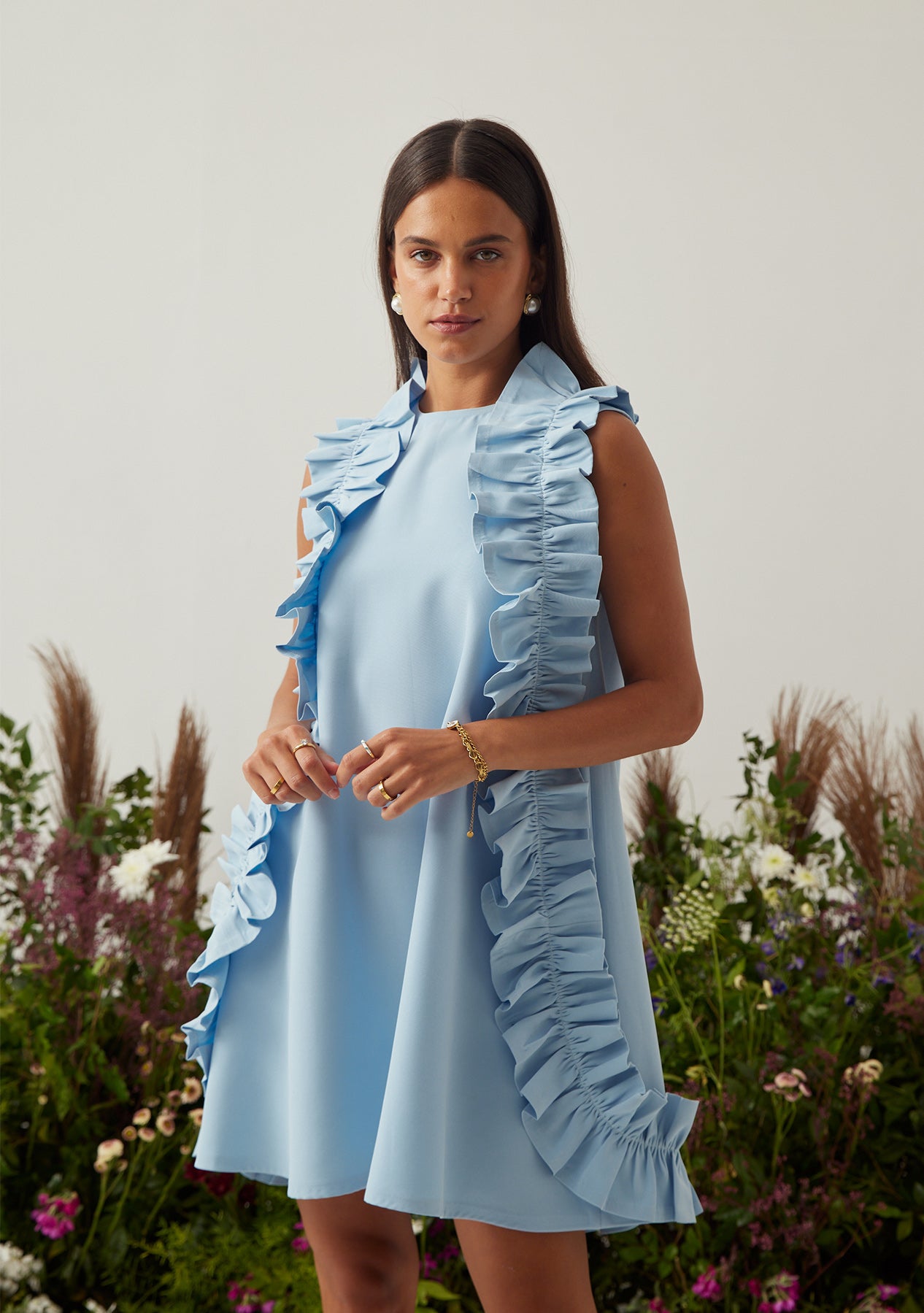 Florence Blue Mini Dress