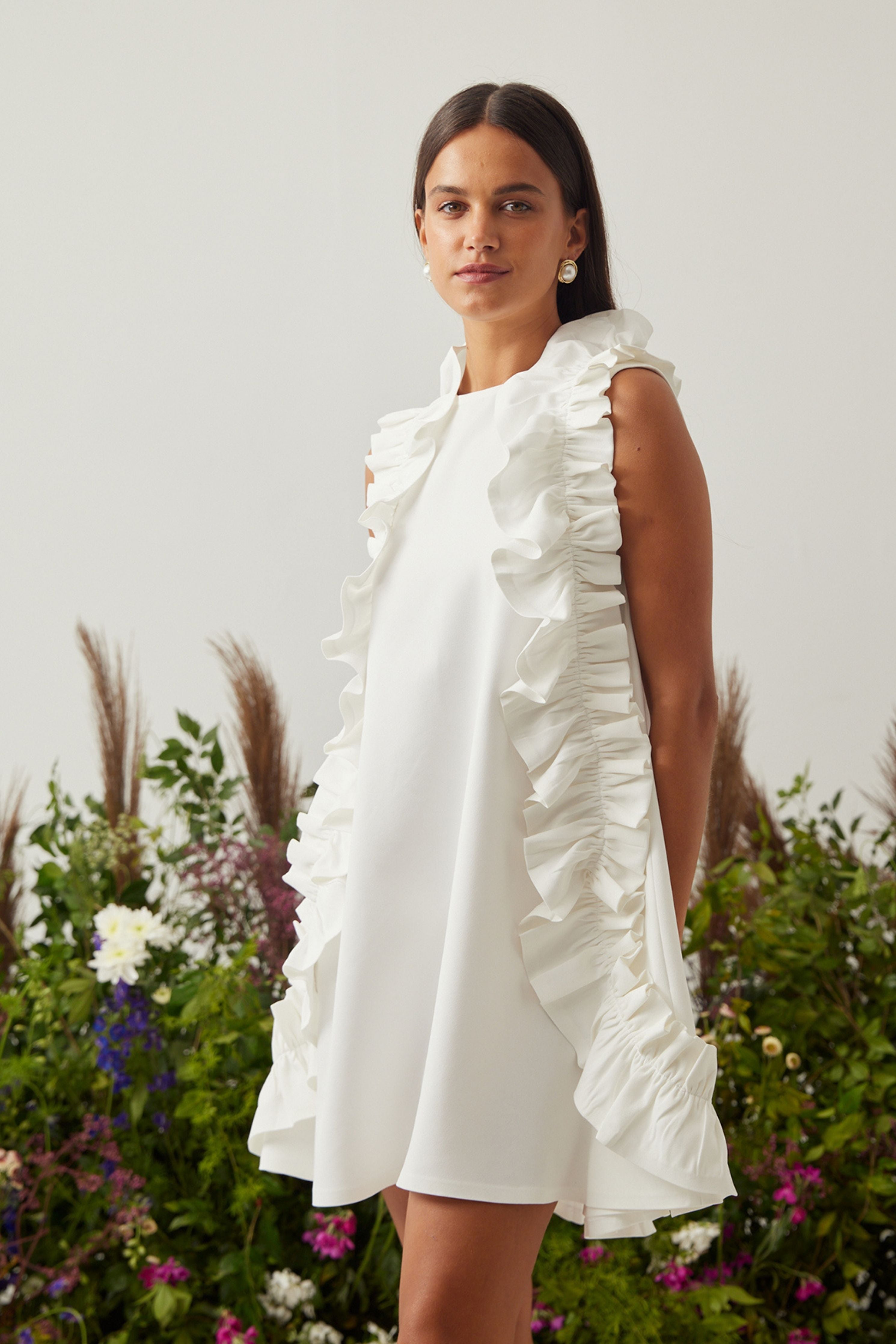 Florence white Mini Dress
