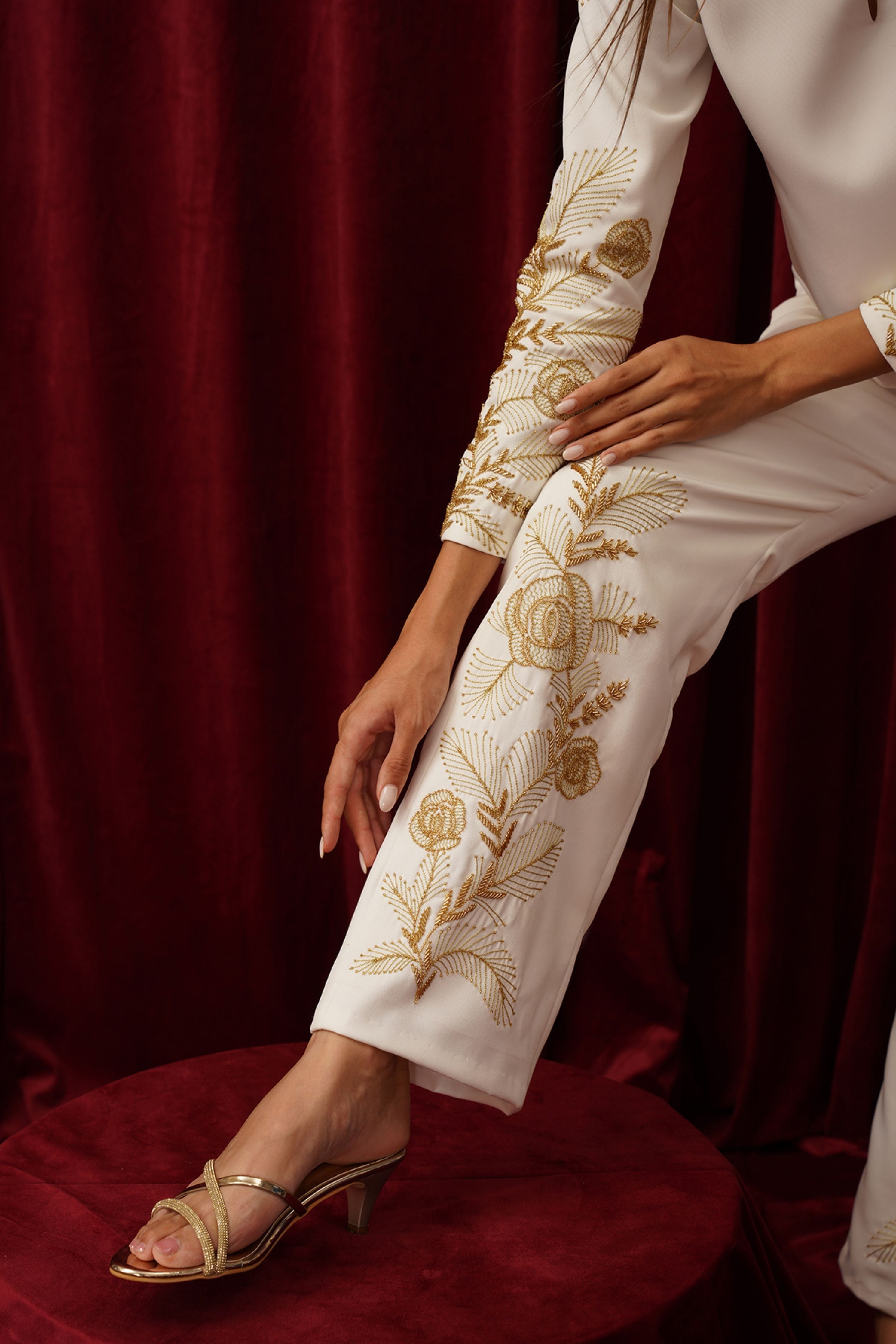 Tropical White Co-ord Set