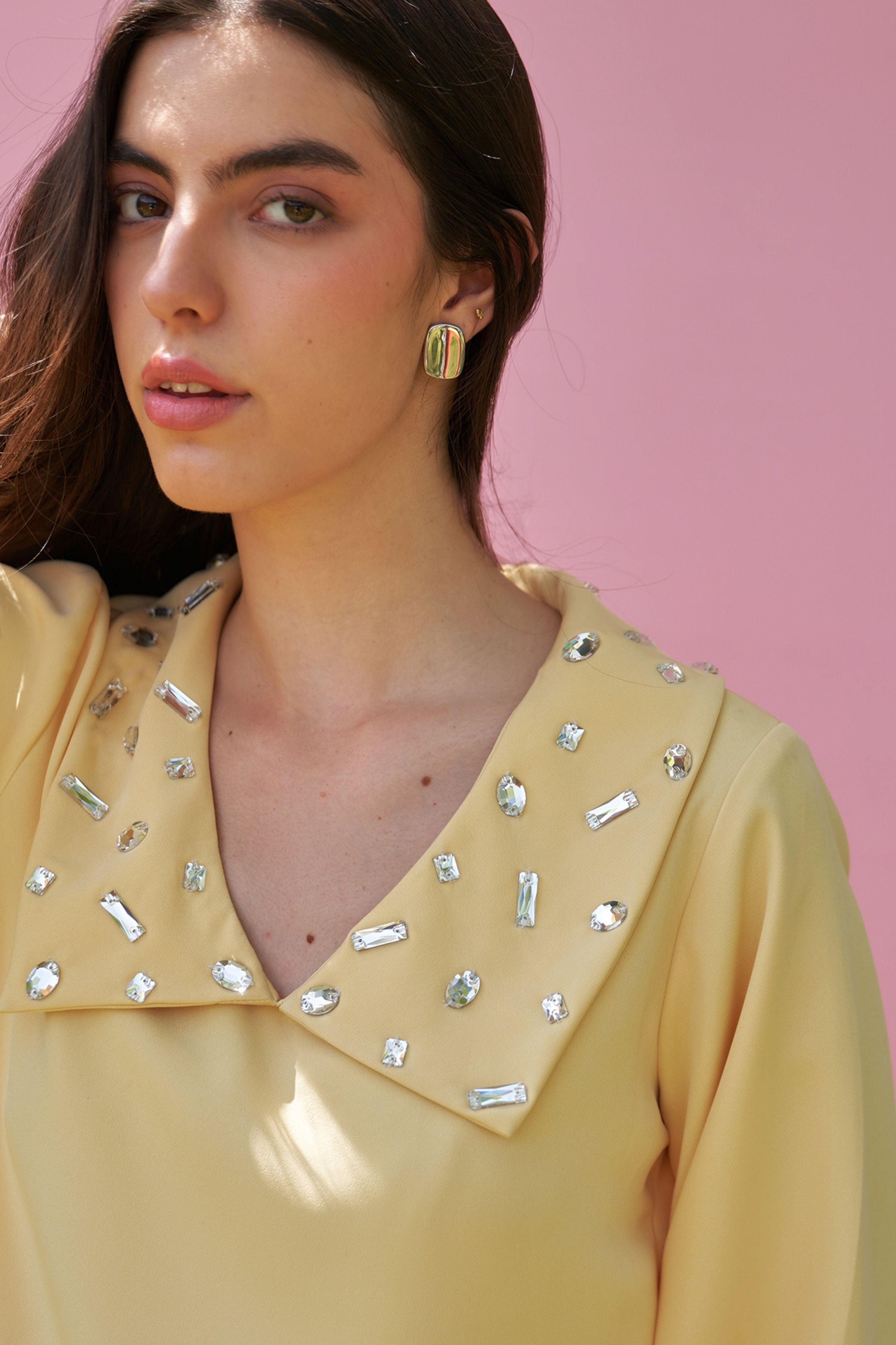 Celeste Butter Yellow Dress