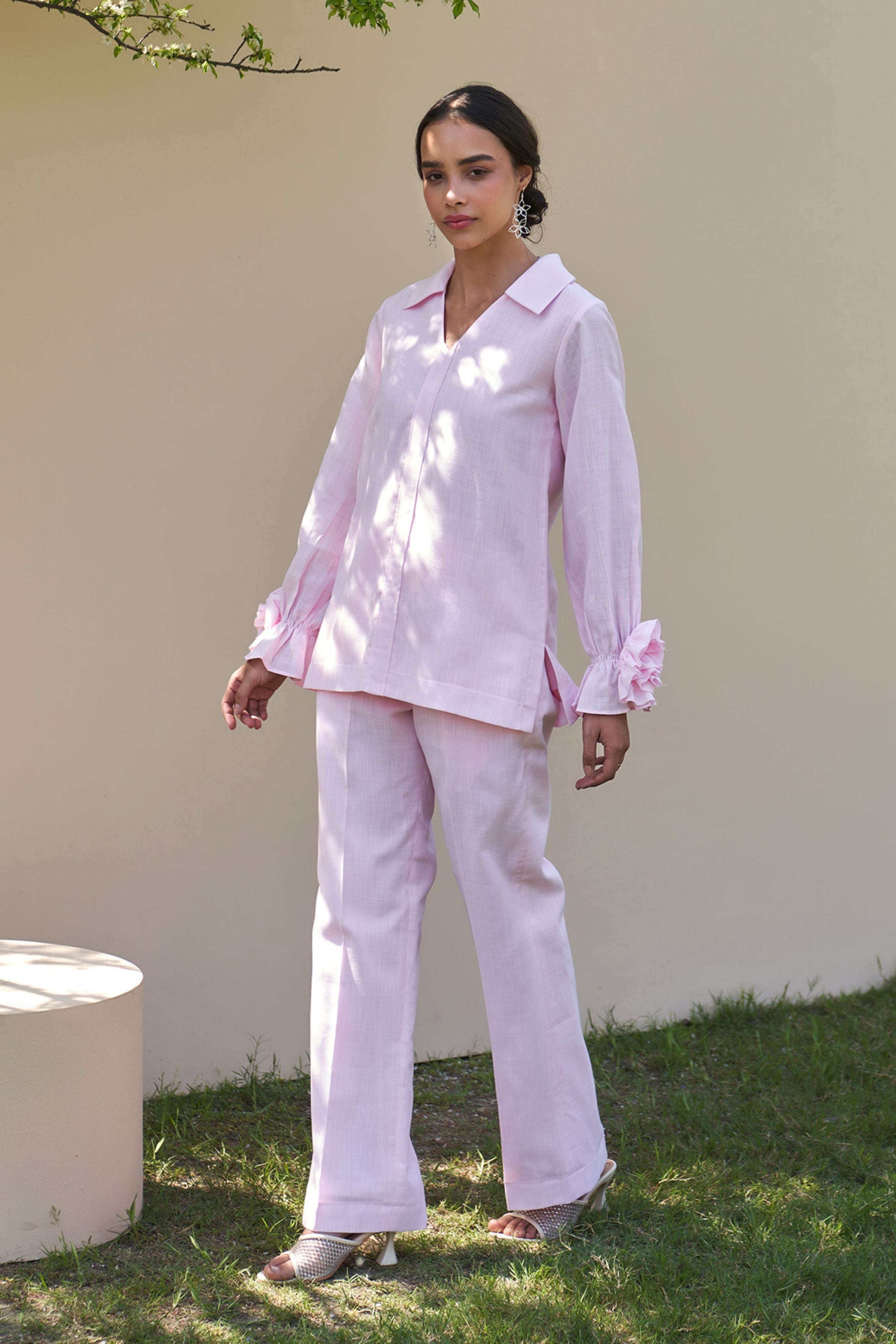 Camellia Baby Pink Co-ord Set