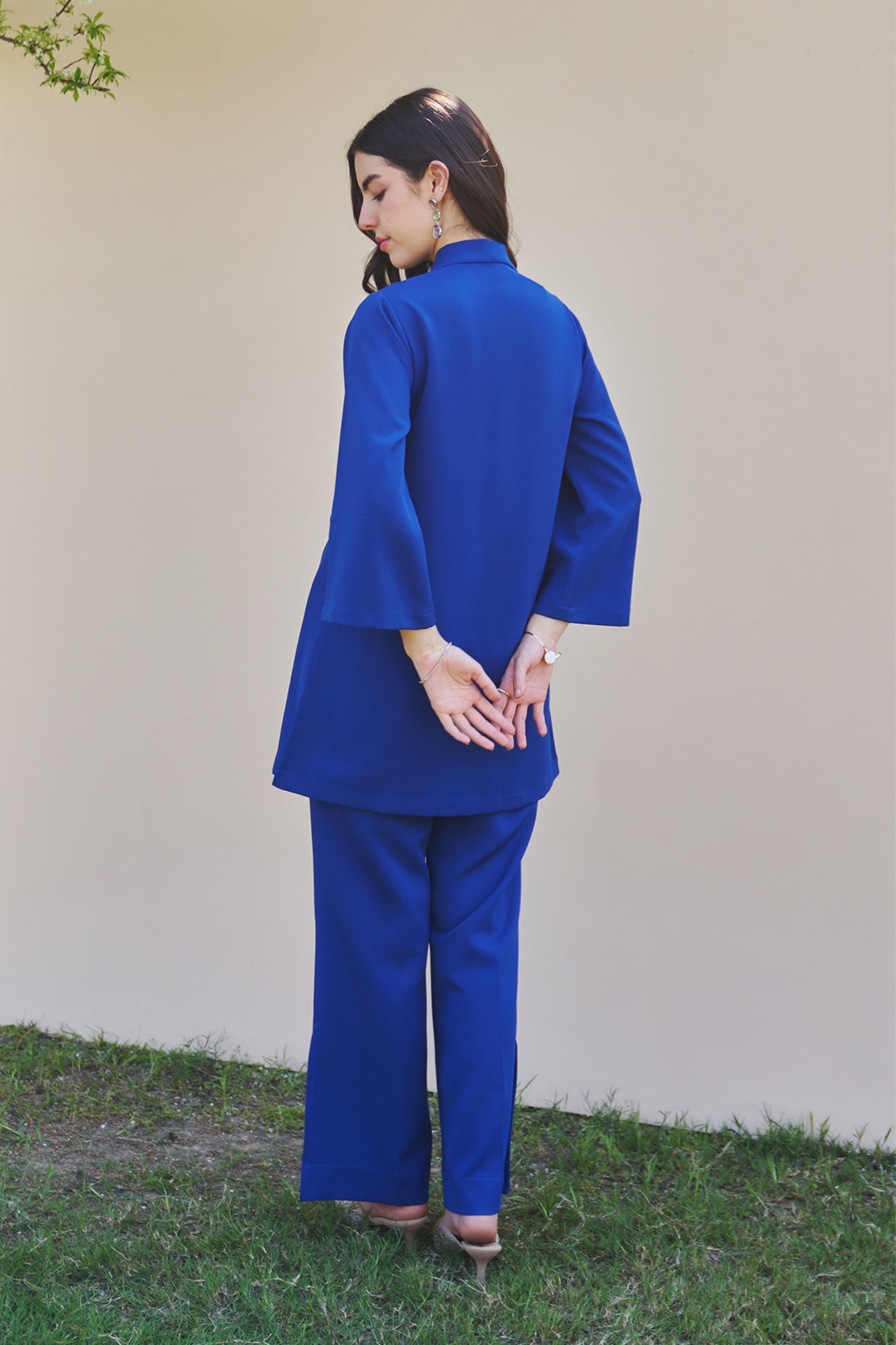 Dahlia Royal Blue Co-ord Set