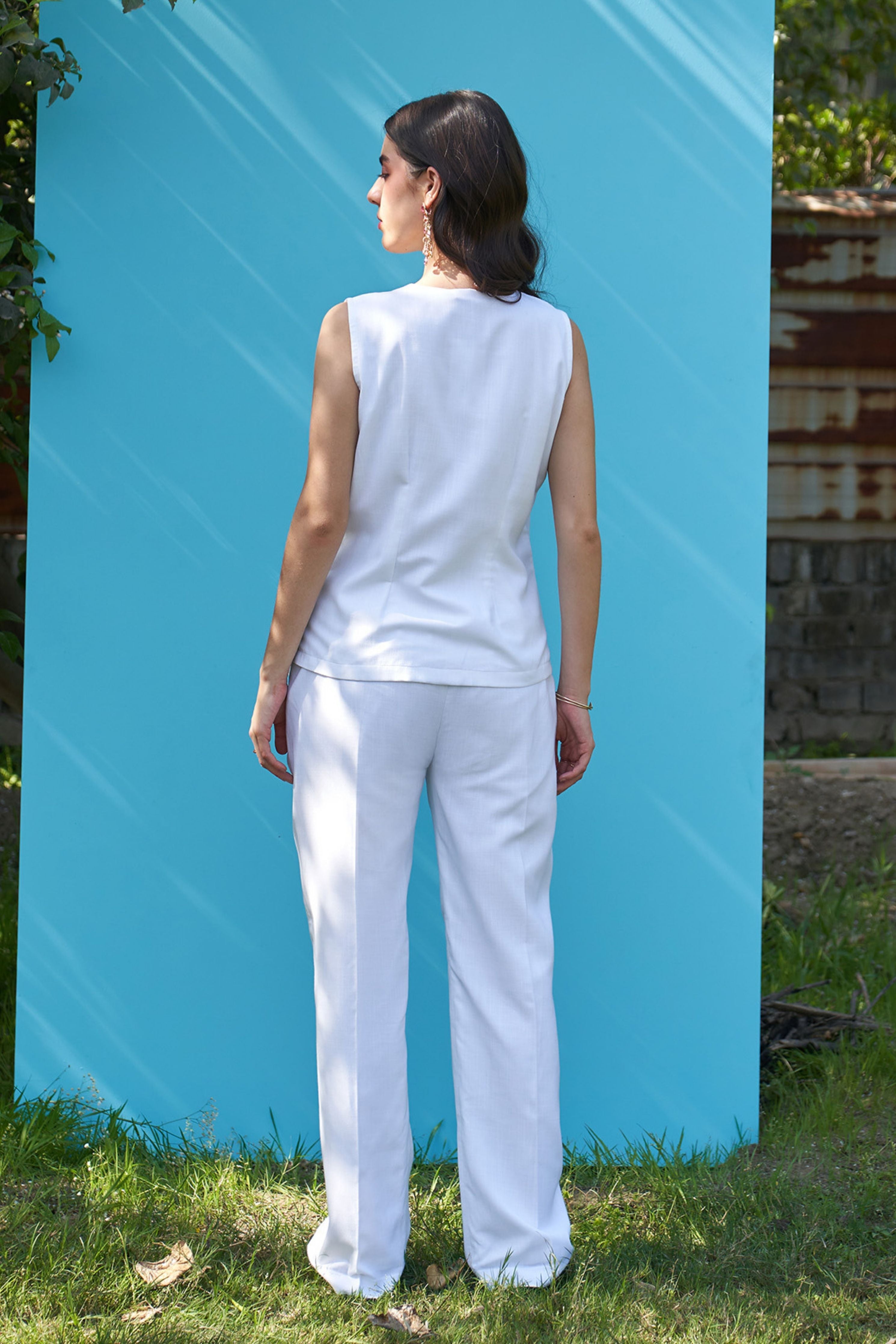 Daisy White Co-ord Set