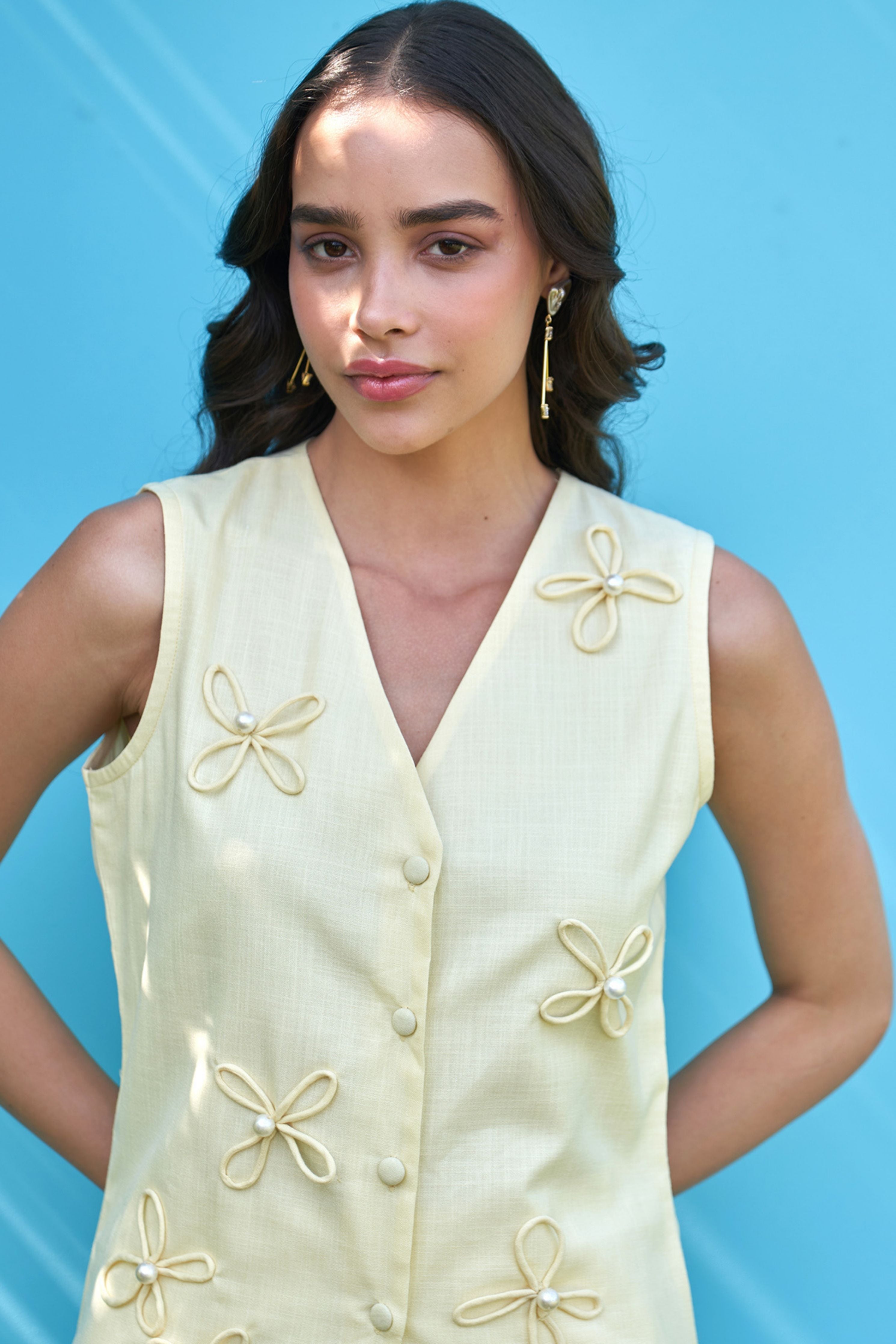 Daisy Butter Yellow Co-ord Set