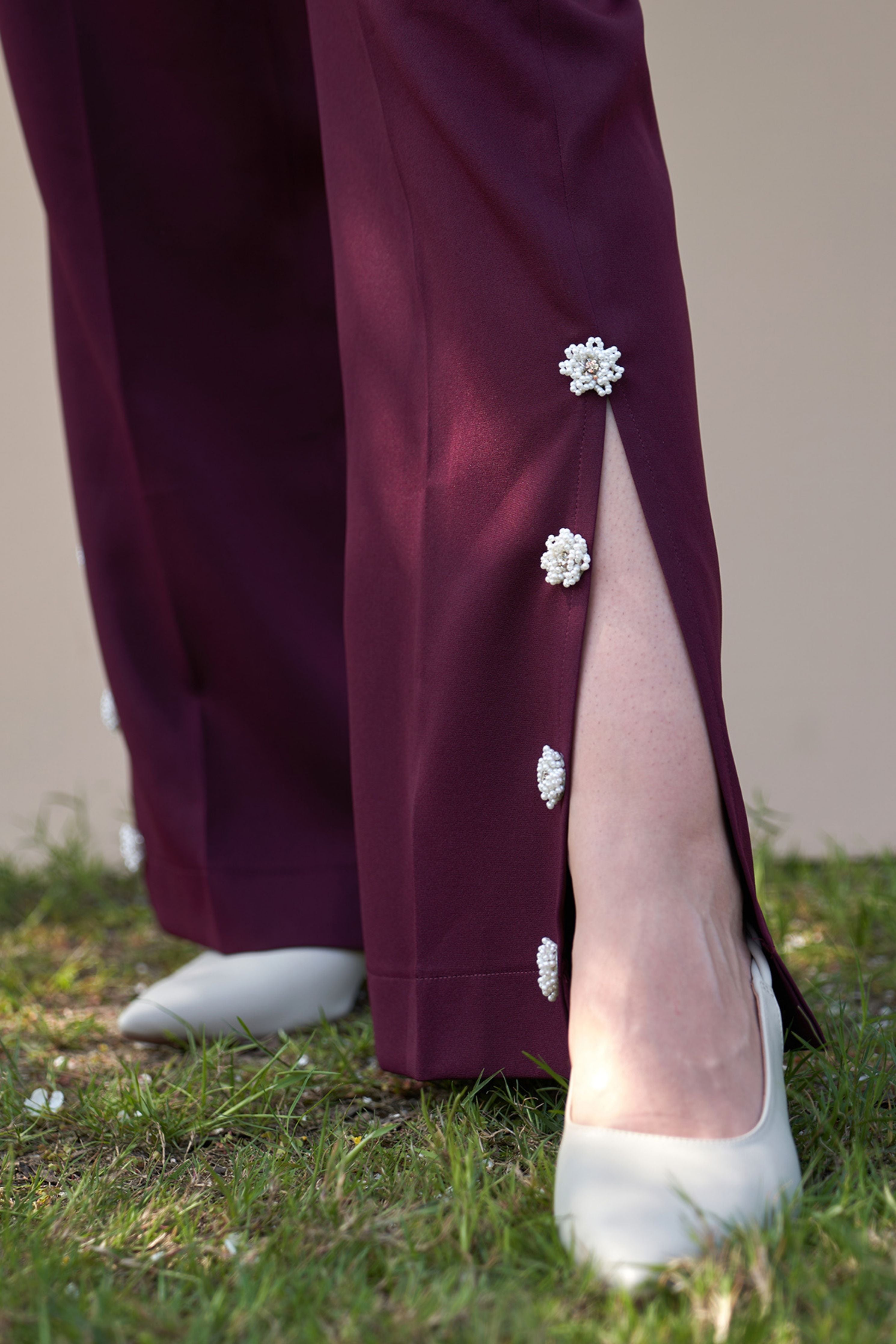 Greta Burgundy Co-ord Set