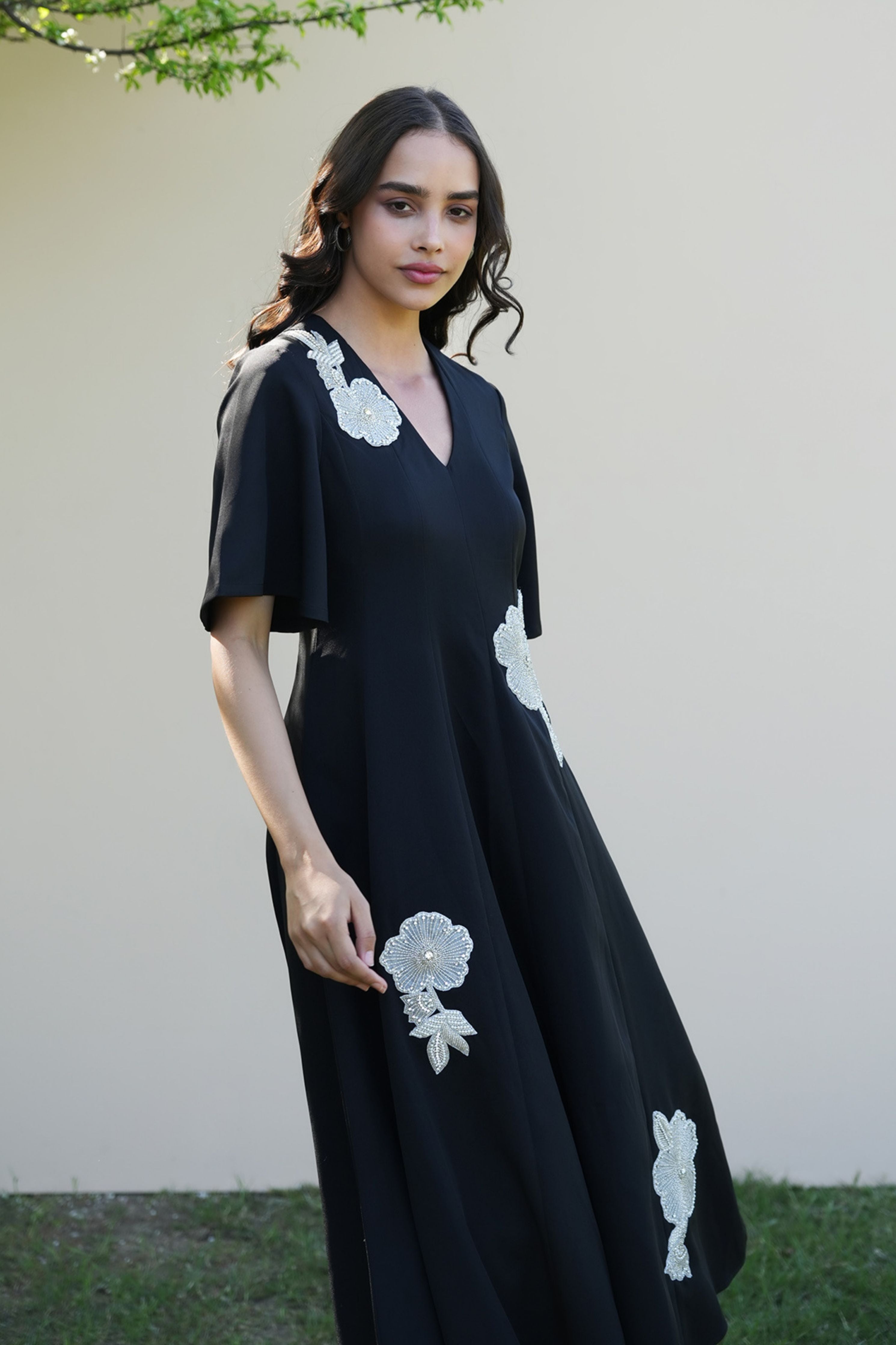 Paige Black Midi Dress