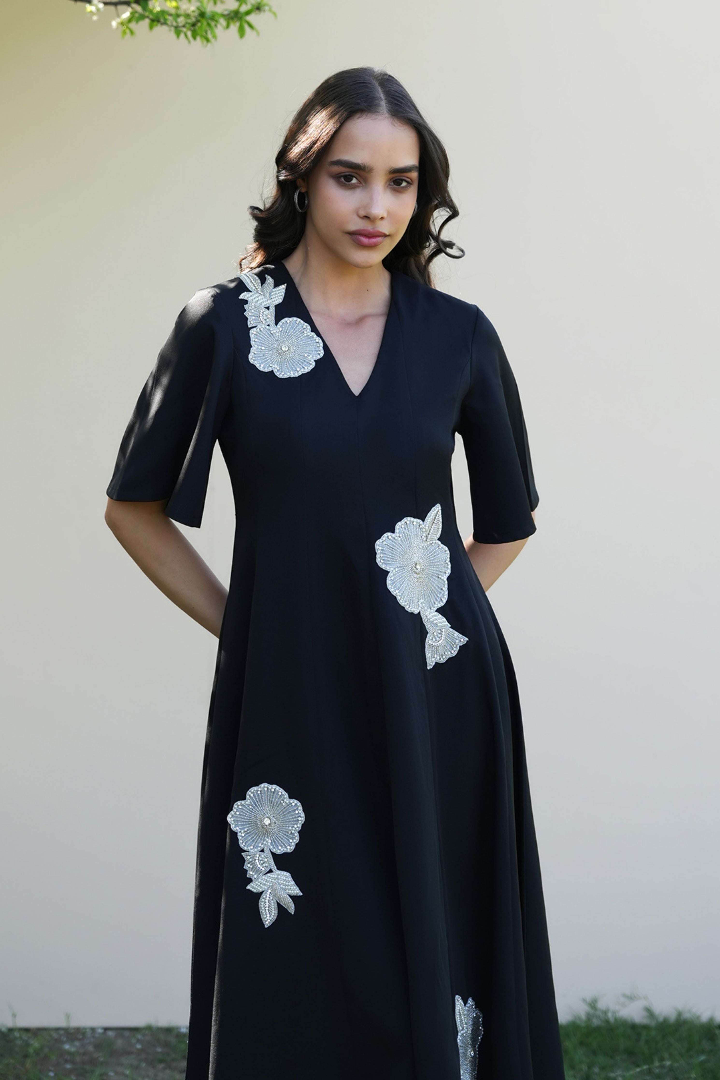 Paige Black Midi Dress