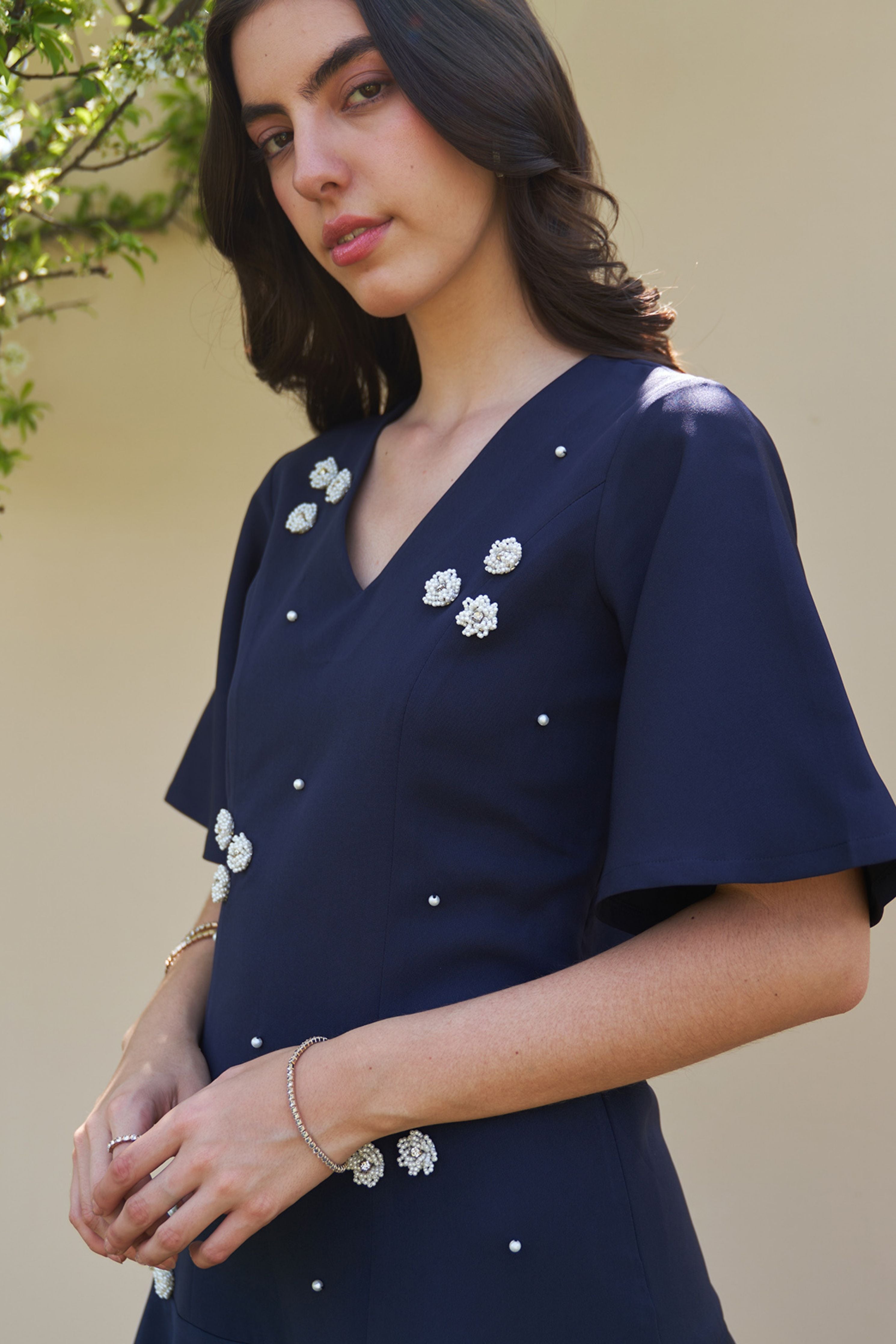 Trinity Navy Dress