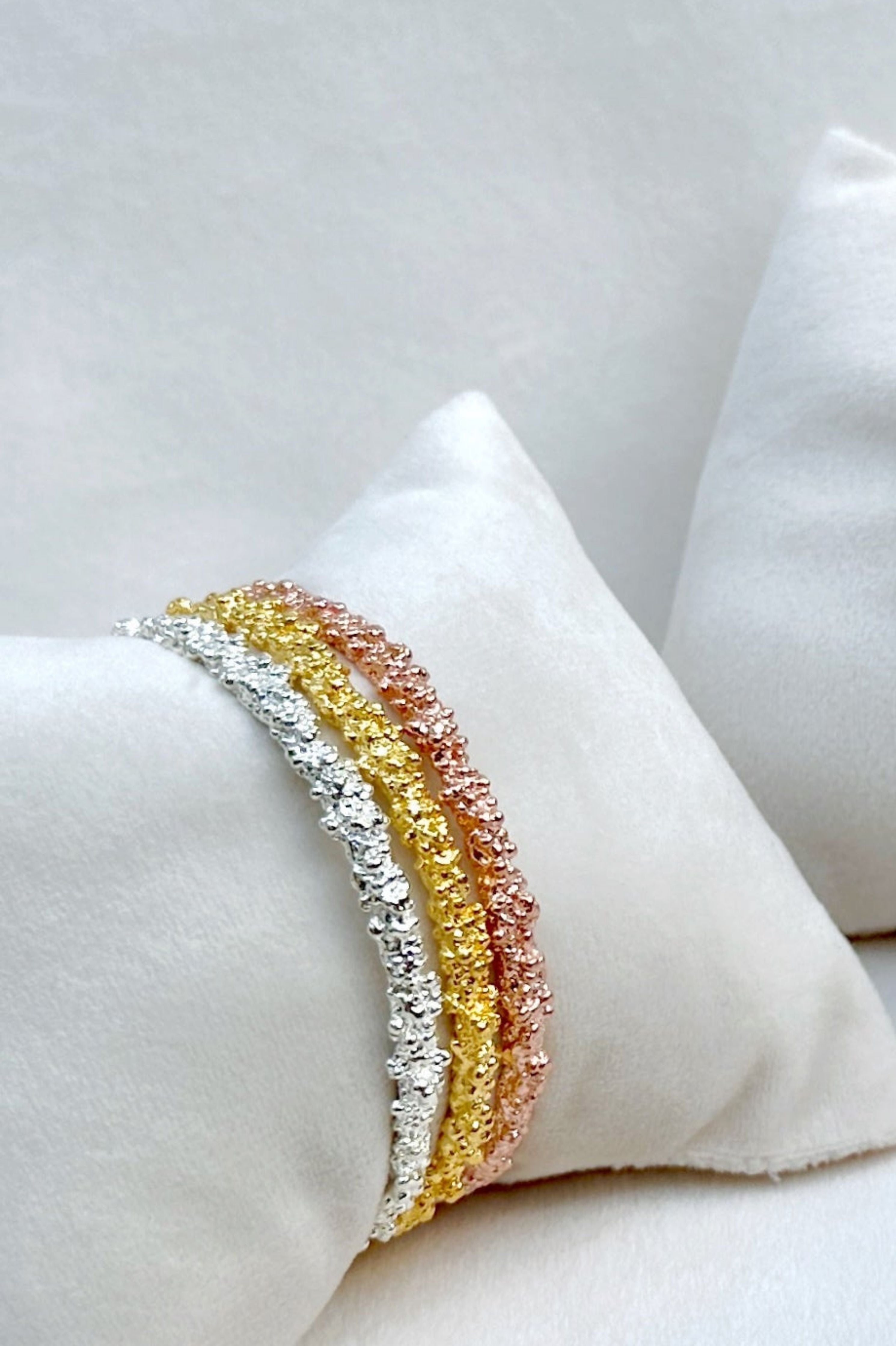 Cosmic Reef Bangle Rose Gold