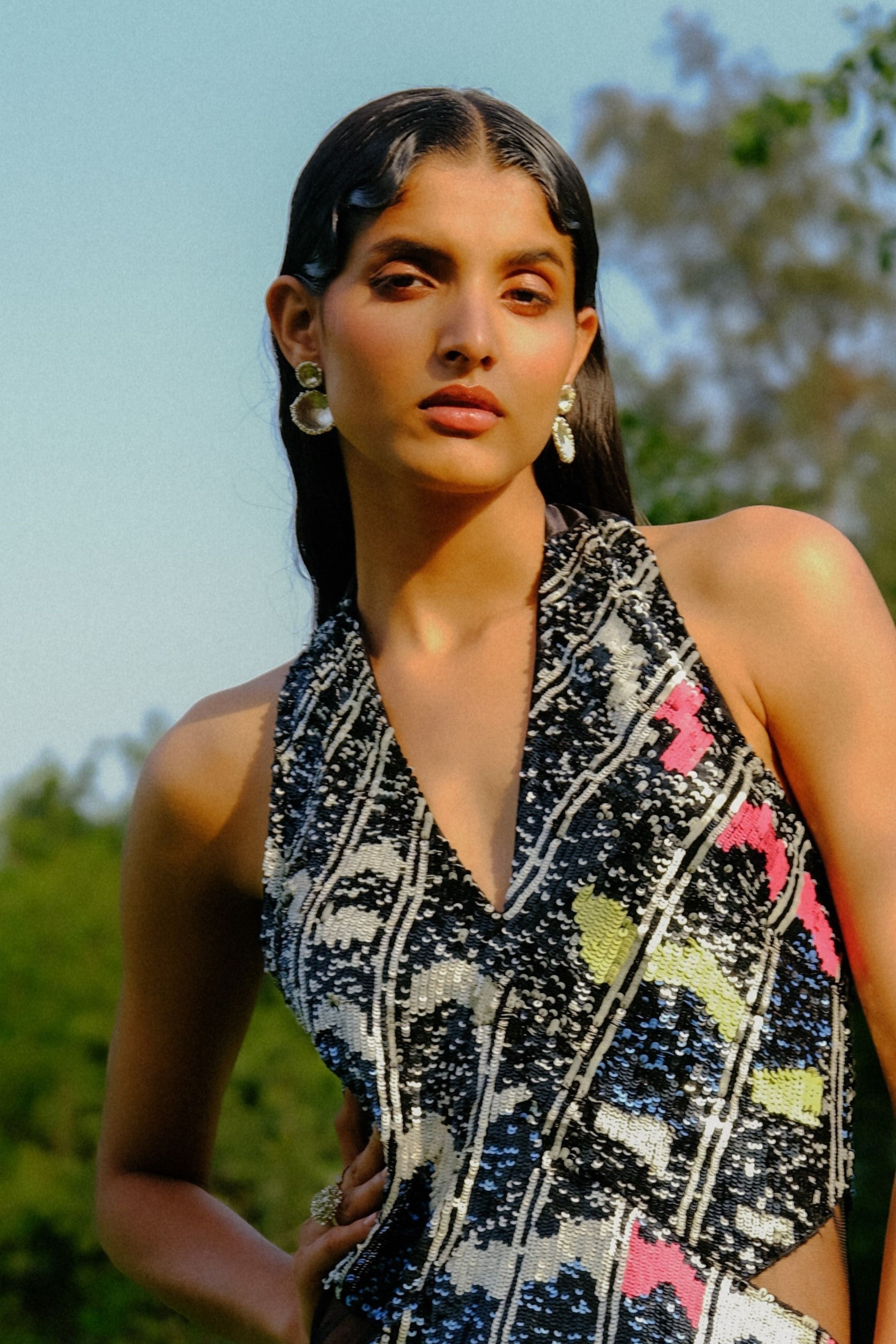 Comet Earrings Silver