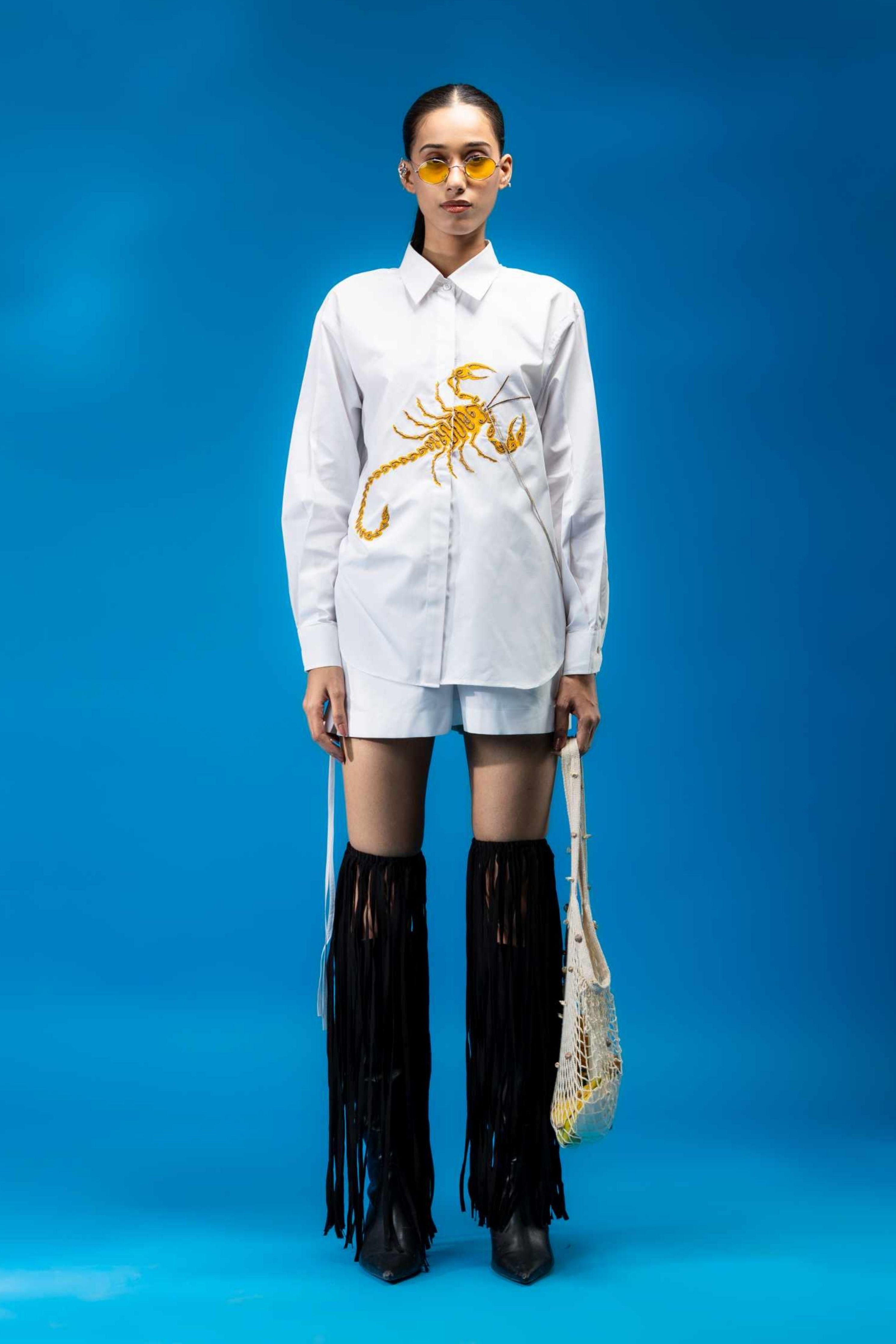 Arizona Scorpion Embellished Shirt