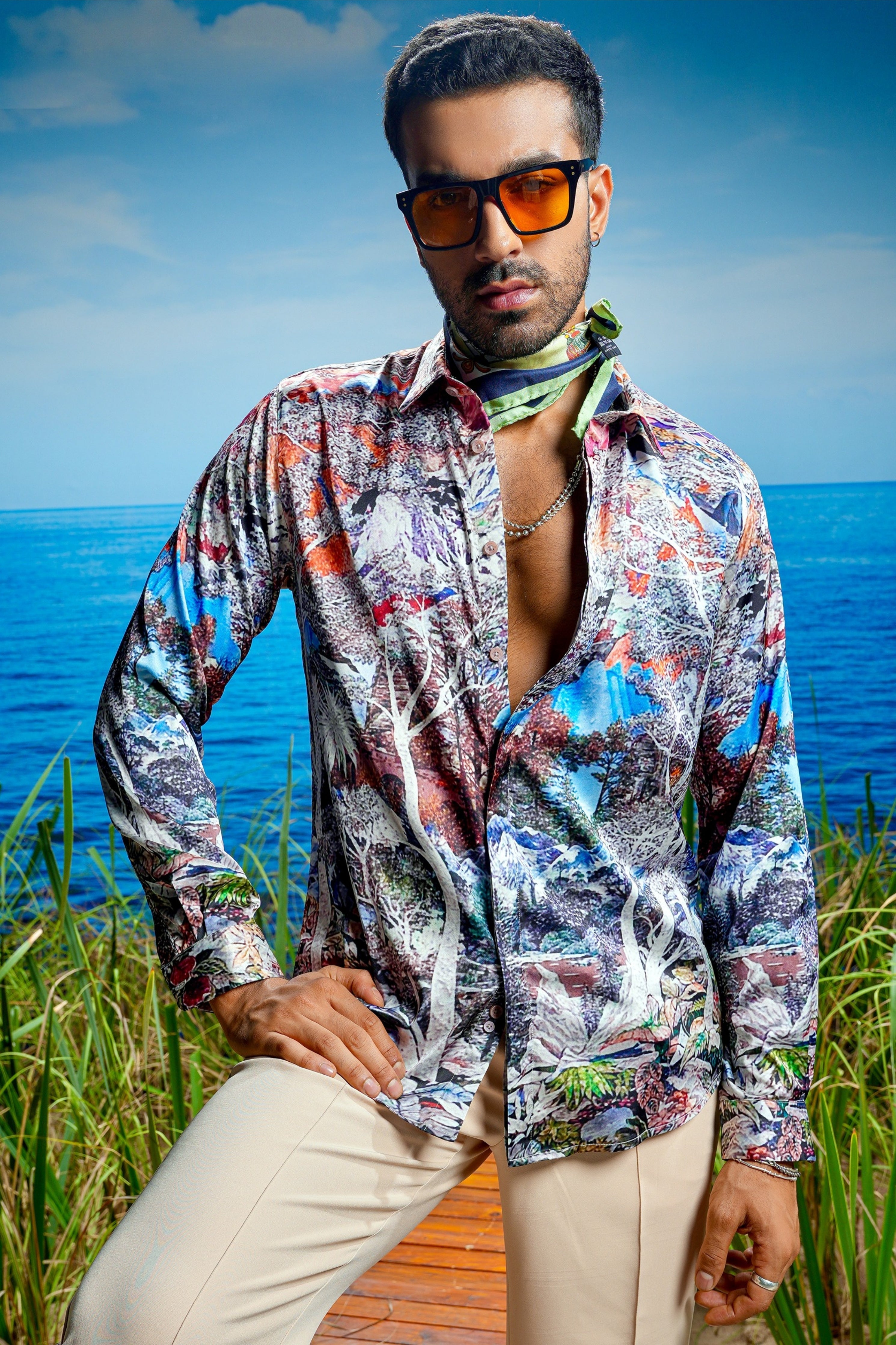 Verona Symphony Habutai Silk Shirt