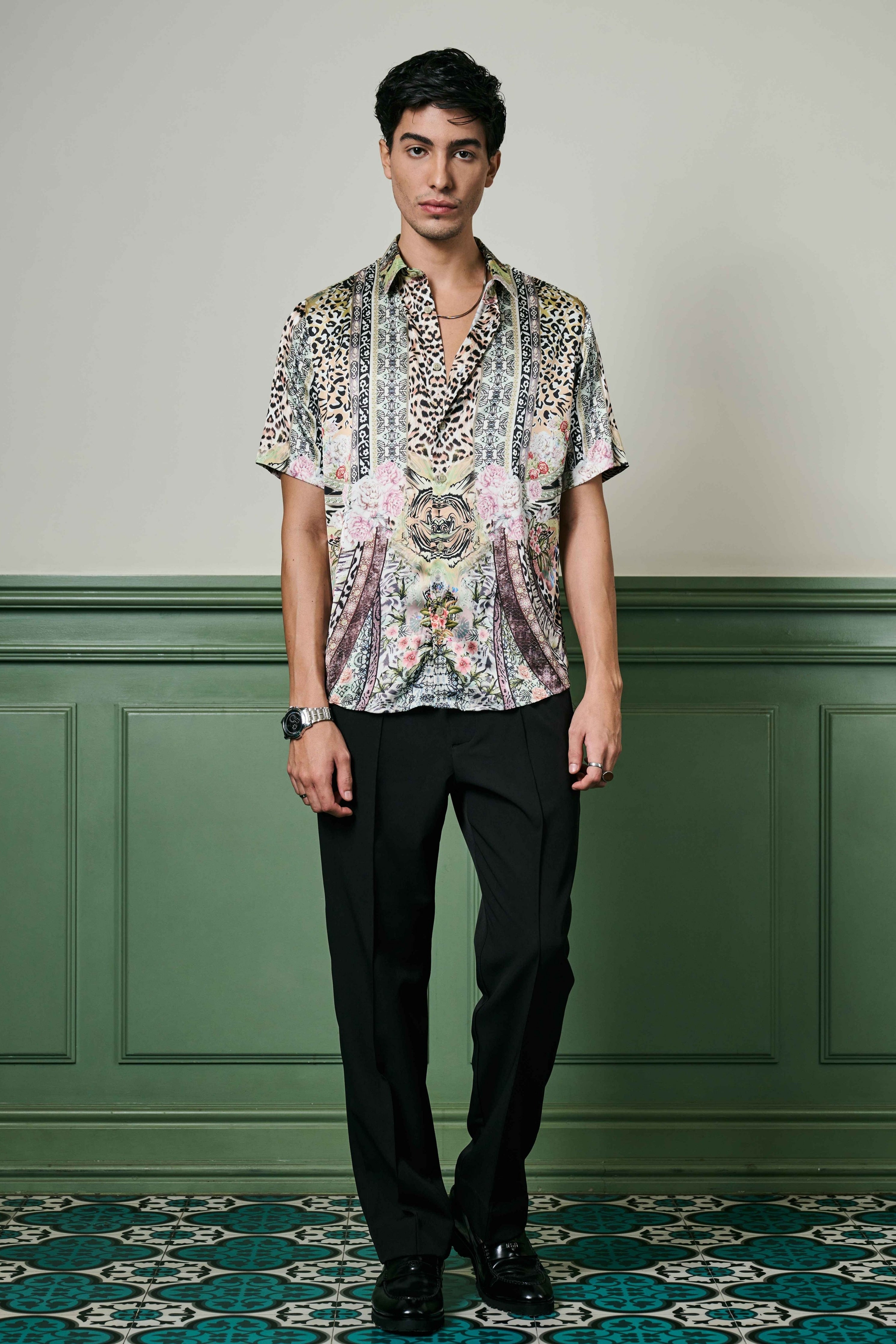 Shogun’s Oasis Habutai Silk Shirt