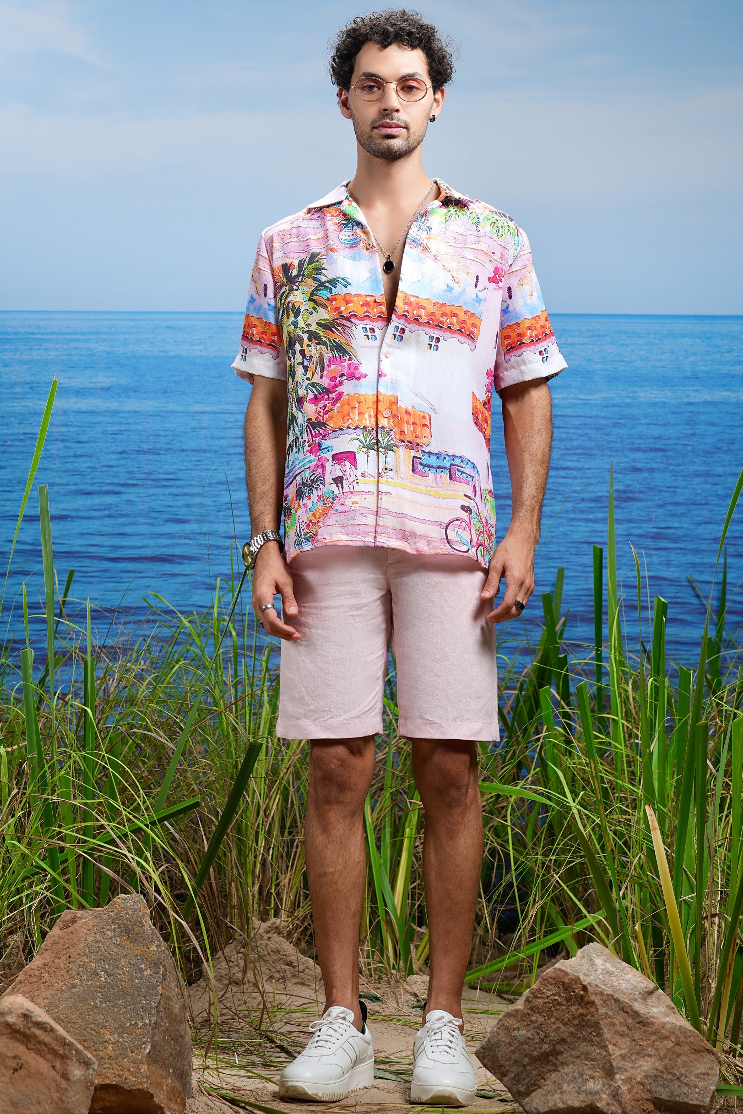 Sunset Boulevard Cuban Linen Shirt
